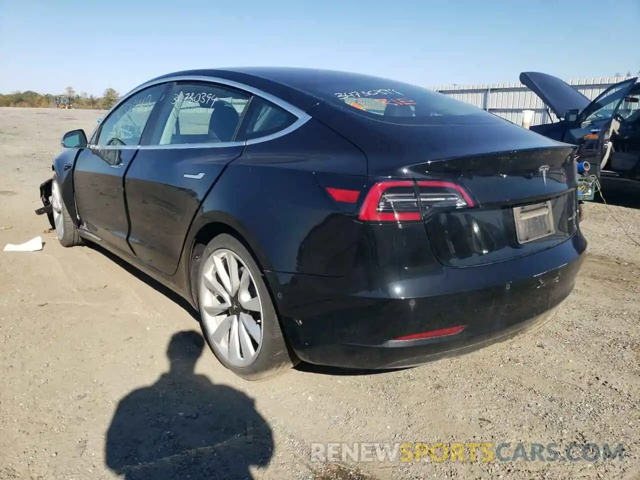 3 Photograph of a damaged car 5YJ3E1EB0LF783034 TESLA MODEL 3 2020