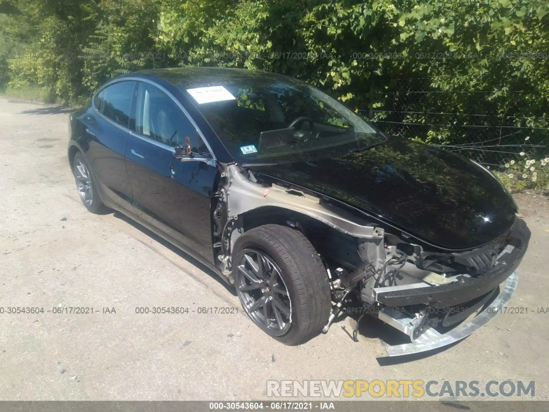 1 Photograph of a damaged car 5YJ3E1EB0LF790209 TESLA MODEL 3 2020