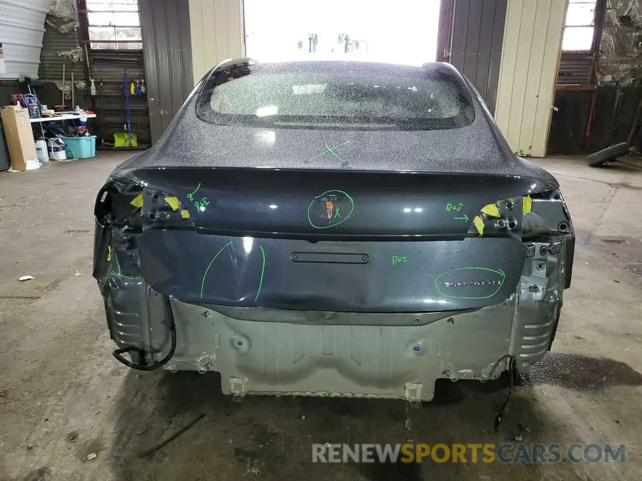 6 Photograph of a damaged car 5YJ3E1EB0LF793577 TESLA MODEL 3 2020