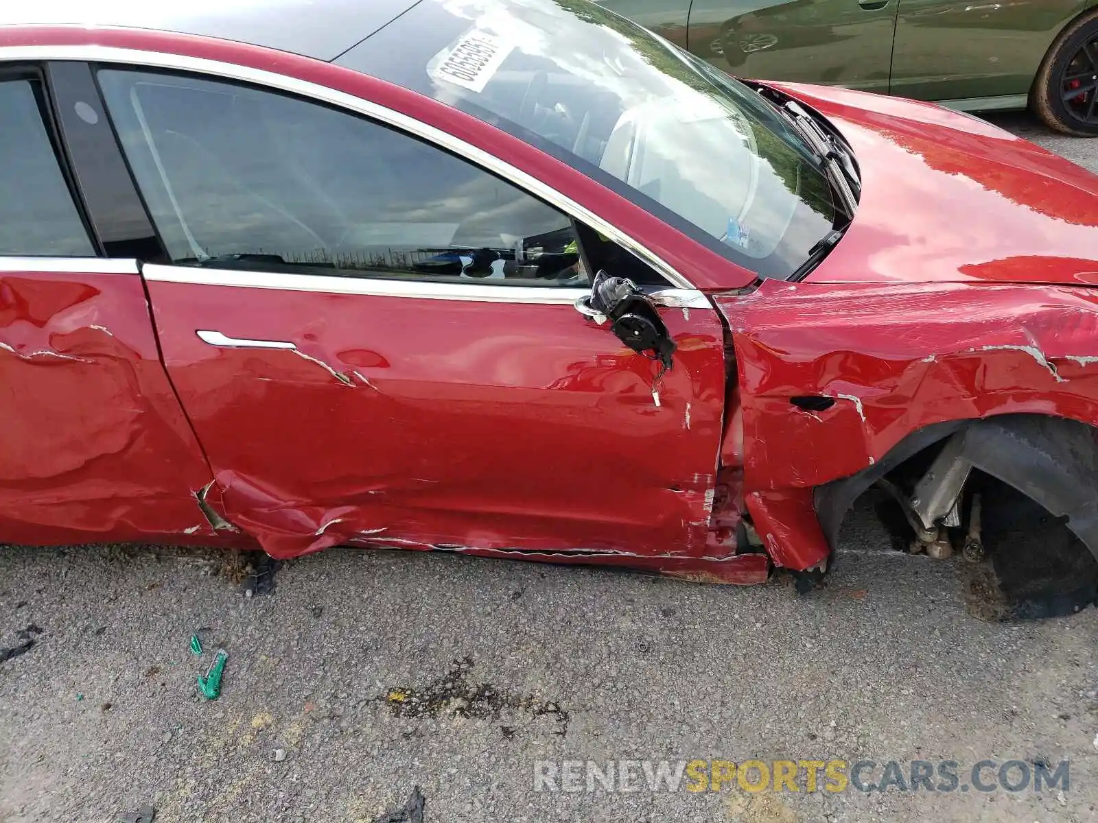 9 Photograph of a damaged car 5YJ3E1EB1LF465097 TESLA MODEL 3 2020