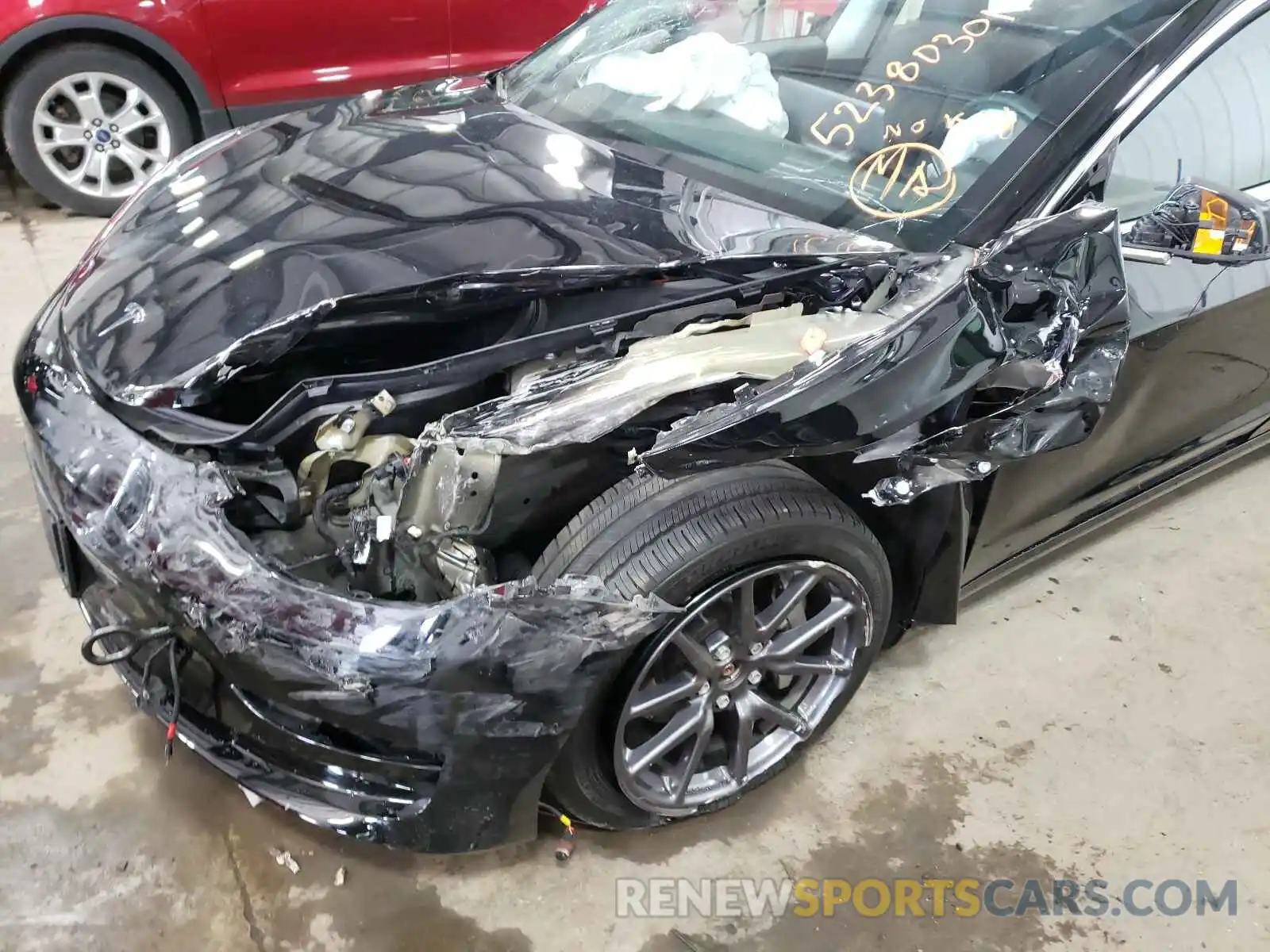 9 Photograph of a damaged car 5YJ3E1EB1LF520616 TESLA MODEL 3 2020