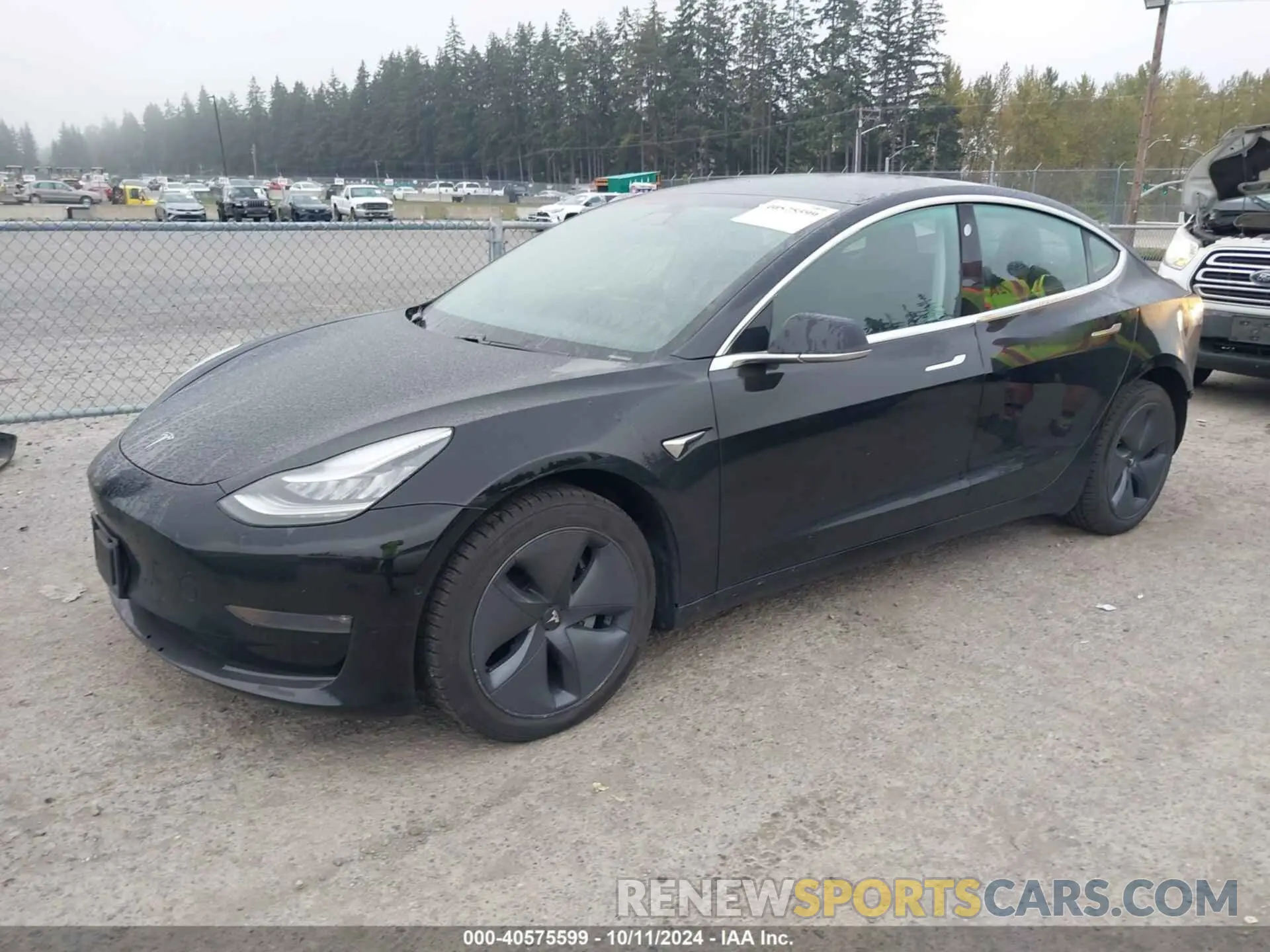 2 Photograph of a damaged car 5YJ3E1EB1LF599978 TESLA MODEL 3 2020