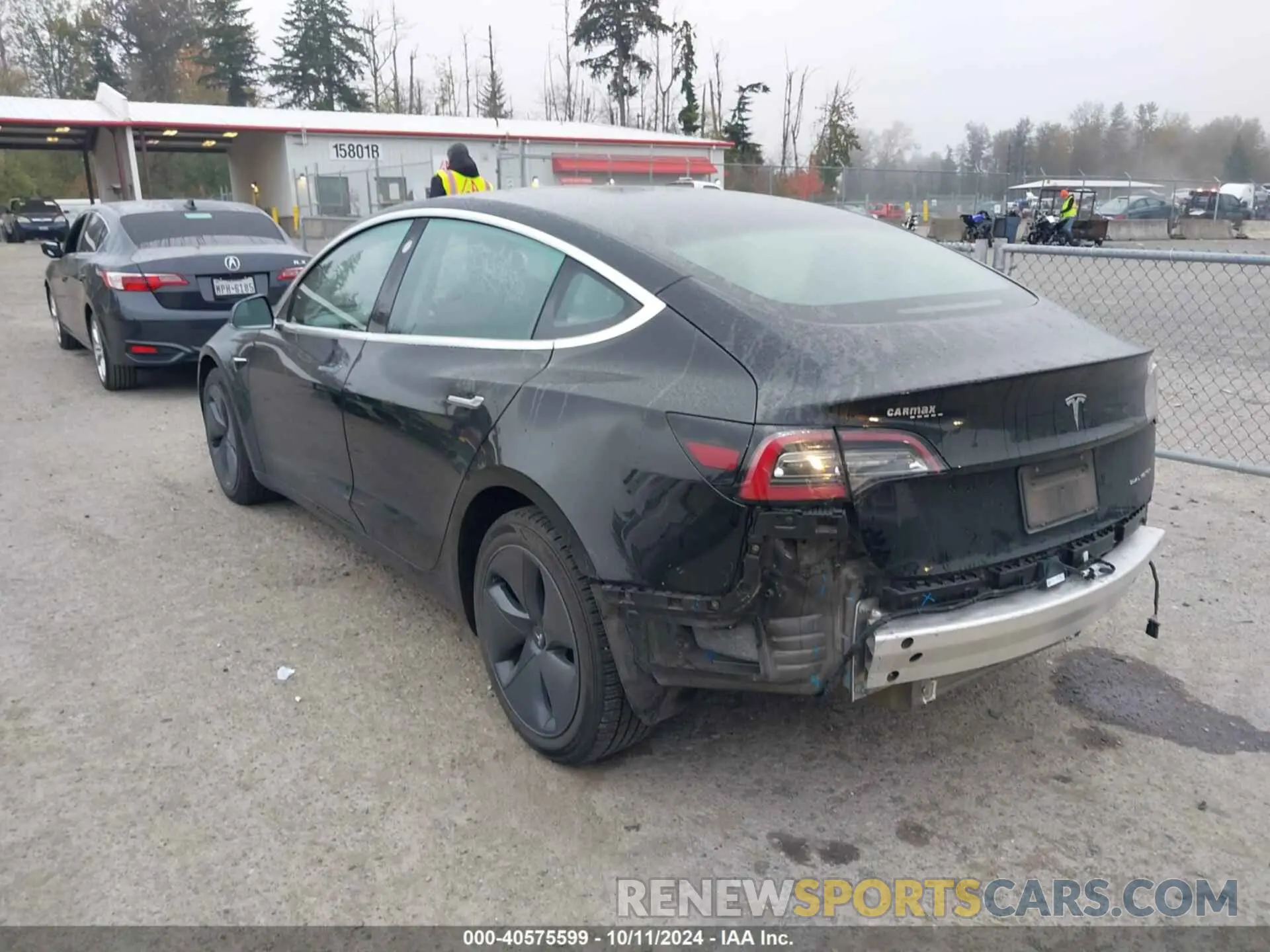 3 Photograph of a damaged car 5YJ3E1EB1LF599978 TESLA MODEL 3 2020