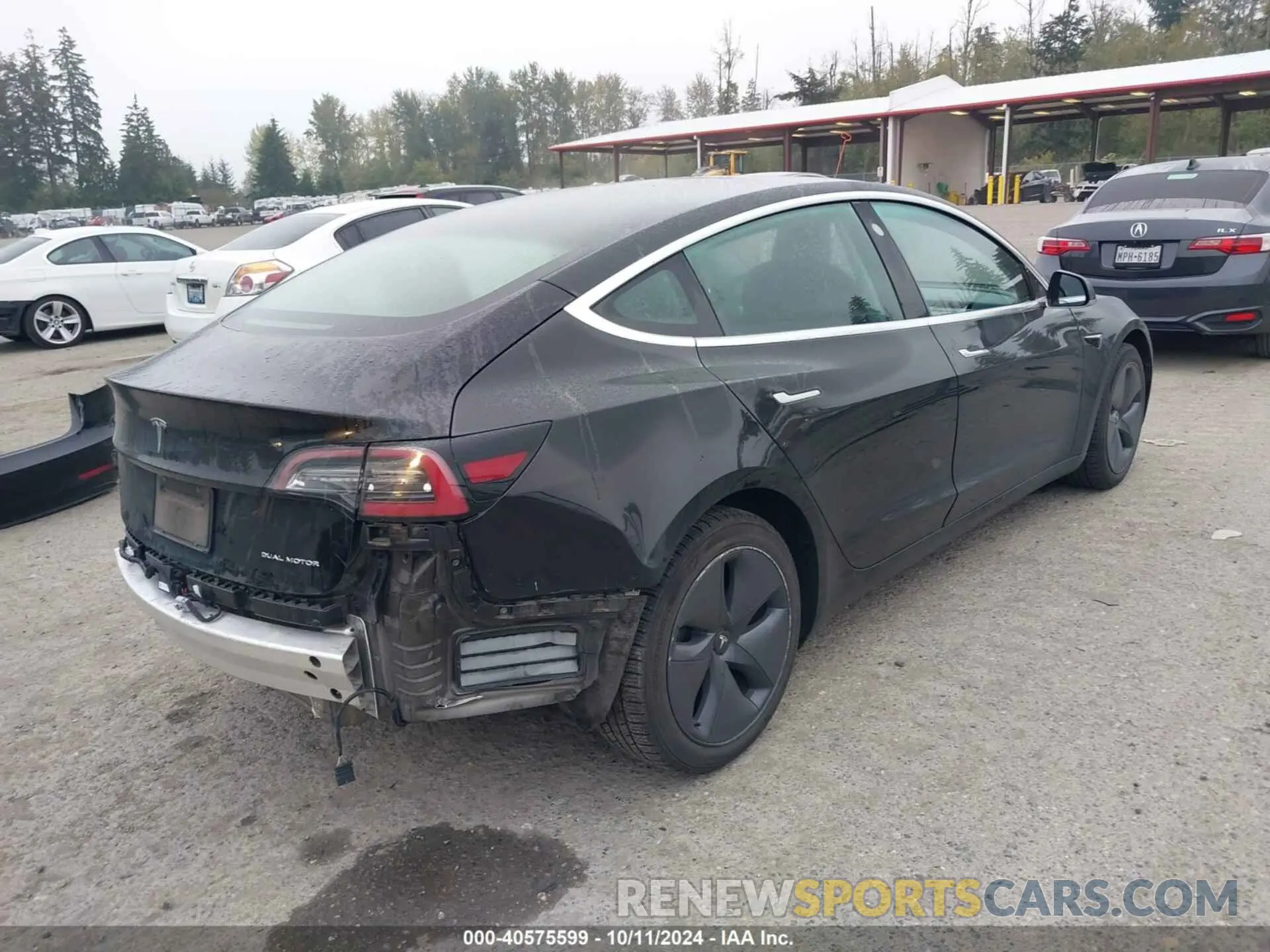4 Photograph of a damaged car 5YJ3E1EB1LF599978 TESLA MODEL 3 2020