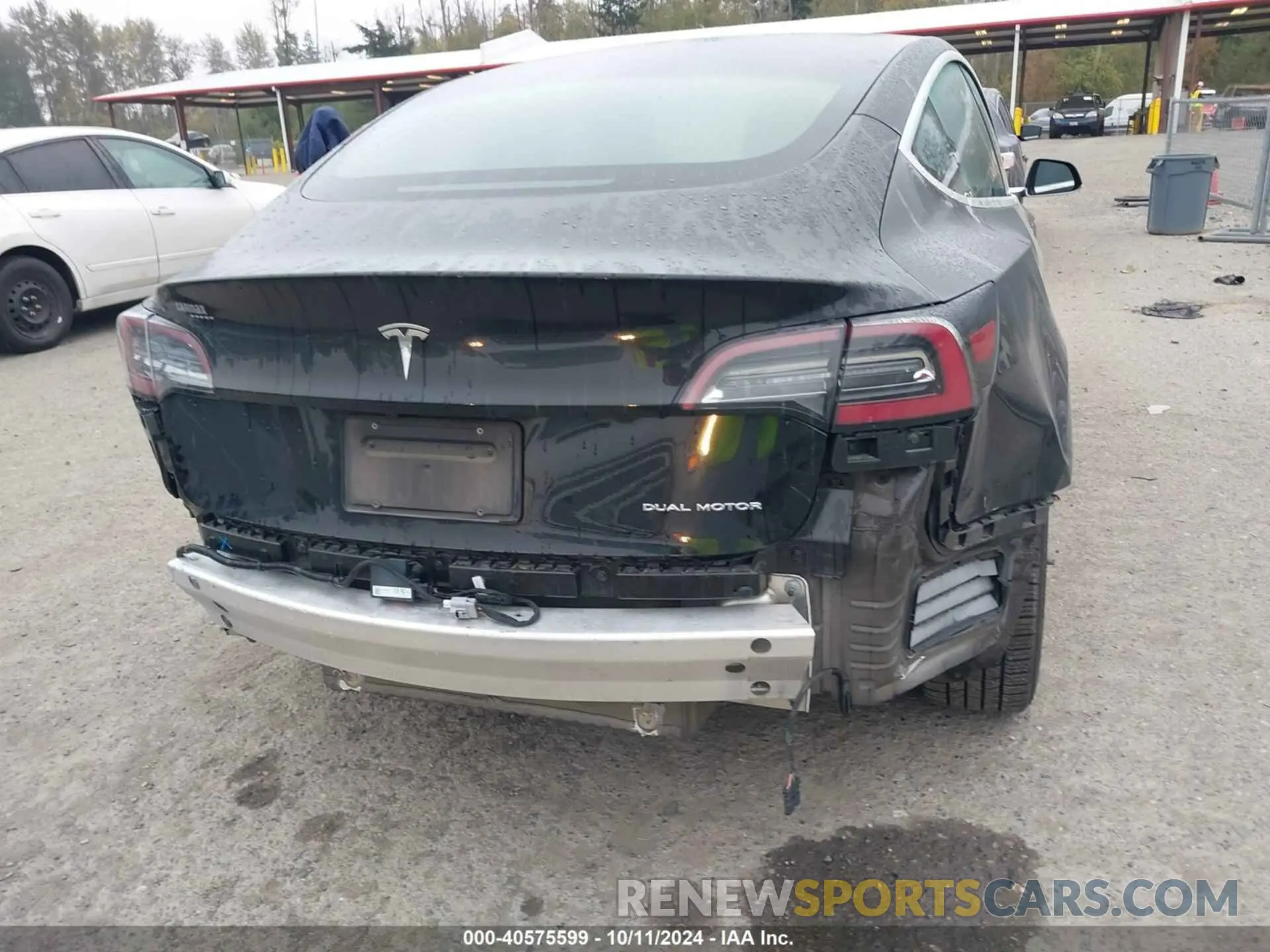 6 Photograph of a damaged car 5YJ3E1EB1LF599978 TESLA MODEL 3 2020