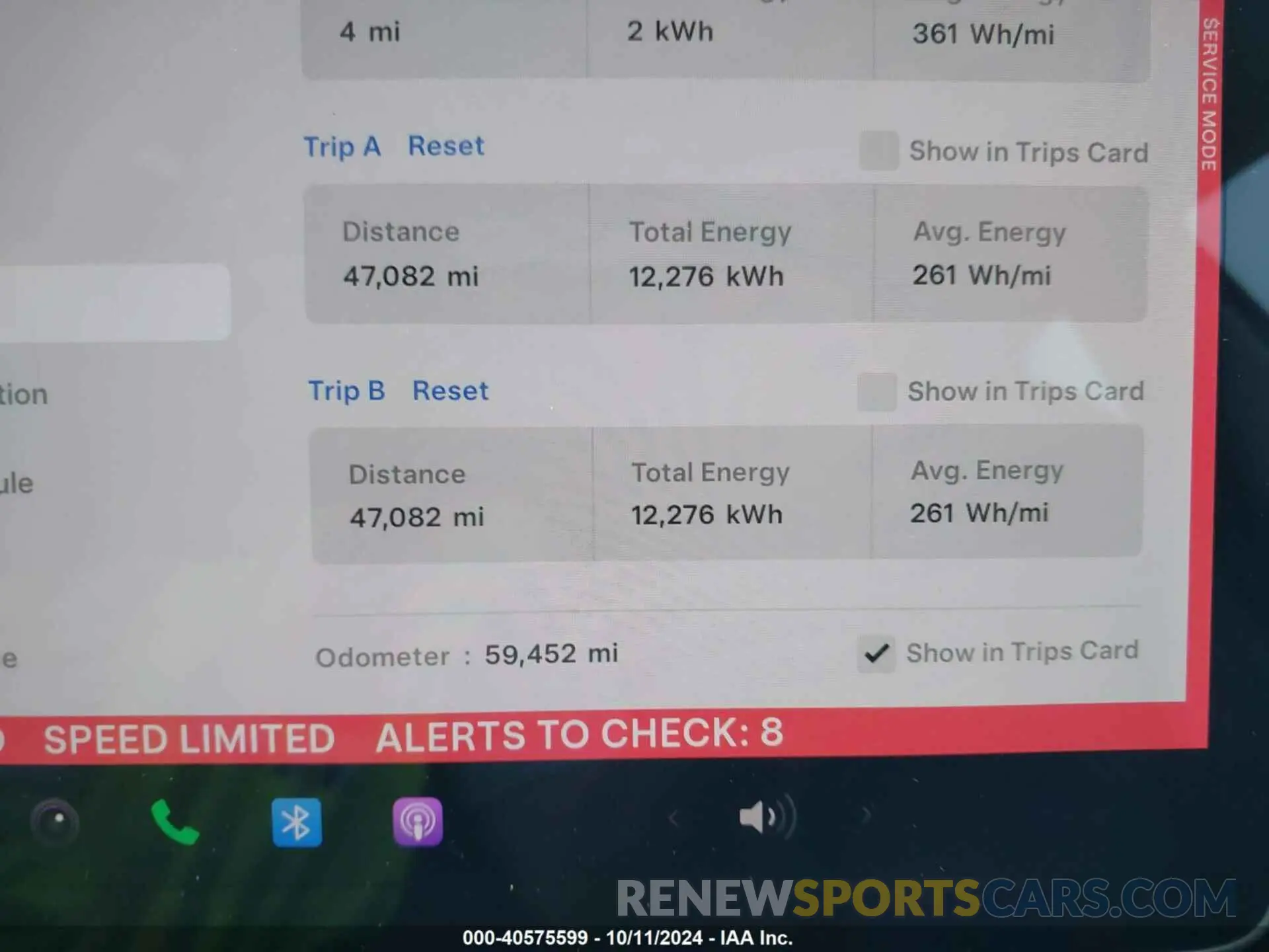 7 Photograph of a damaged car 5YJ3E1EB1LF599978 TESLA MODEL 3 2020