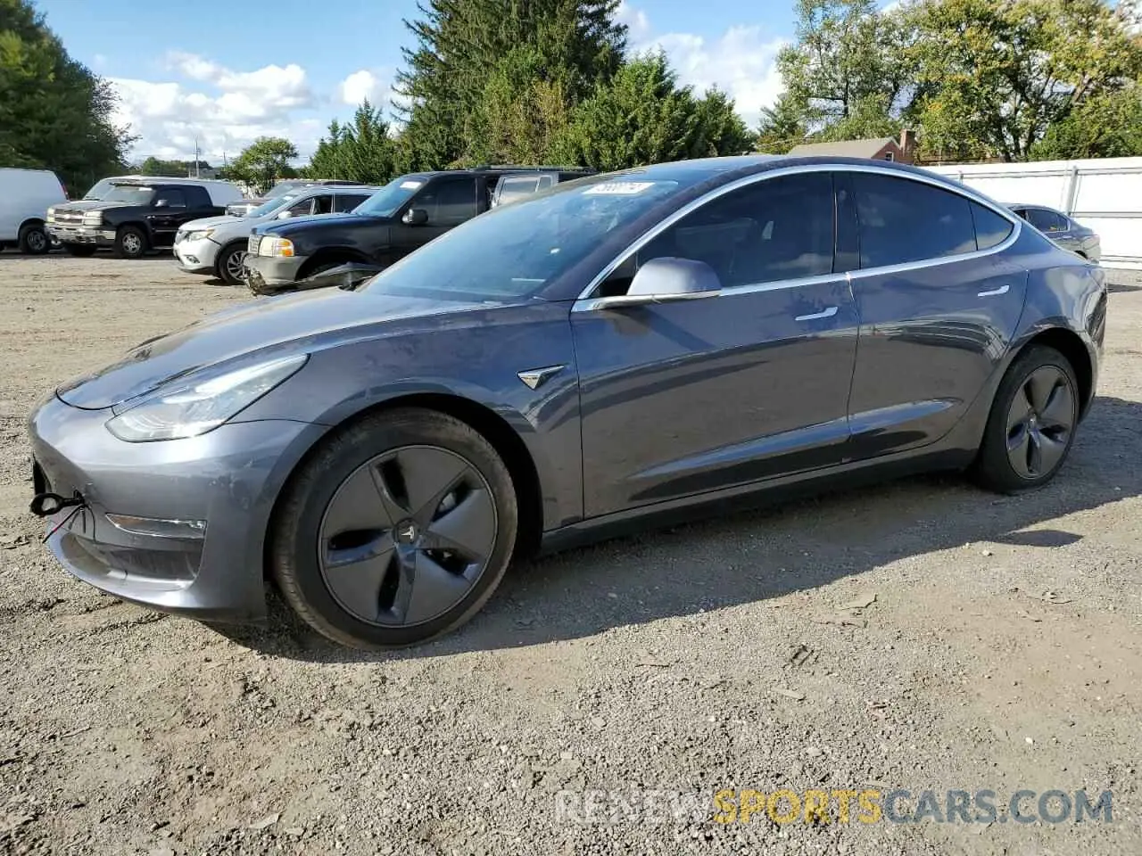 1 Photograph of a damaged car 5YJ3E1EB1LF616830 TESLA MODEL 3 2020