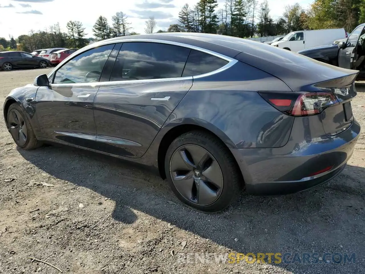 2 Photograph of a damaged car 5YJ3E1EB1LF616830 TESLA MODEL 3 2020