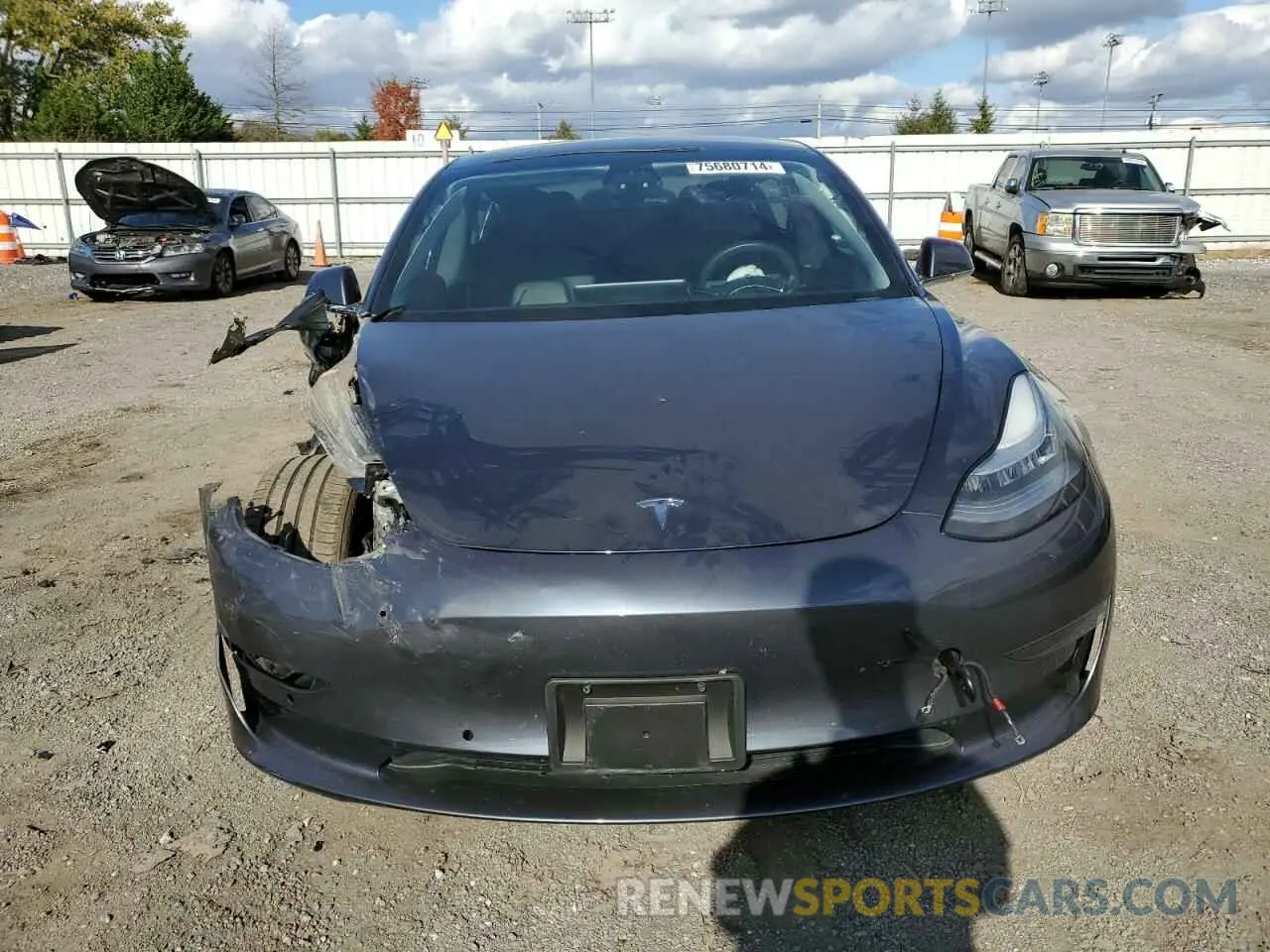 5 Photograph of a damaged car 5YJ3E1EB1LF616830 TESLA MODEL 3 2020