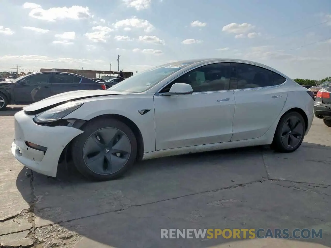 1 Photograph of a damaged car 5YJ3E1EB1LF618917 TESLA MODEL 3 2020