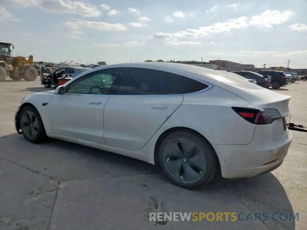 2 Photograph of a damaged car 5YJ3E1EB1LF618917 TESLA MODEL 3 2020