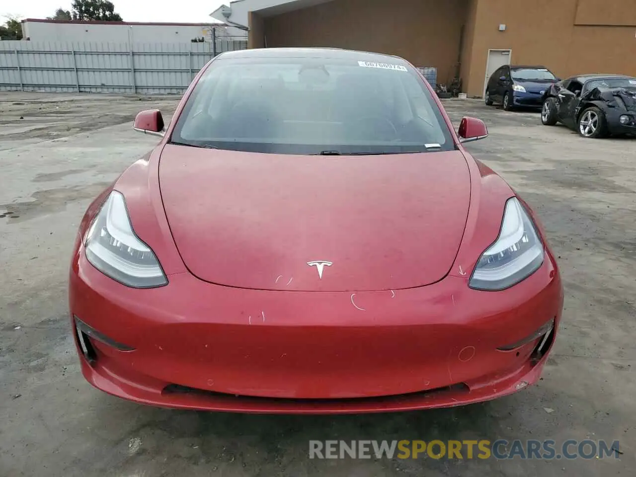 5 Photograph of a damaged car 5YJ3E1EB1LF635992 TESLA MODEL 3 2020