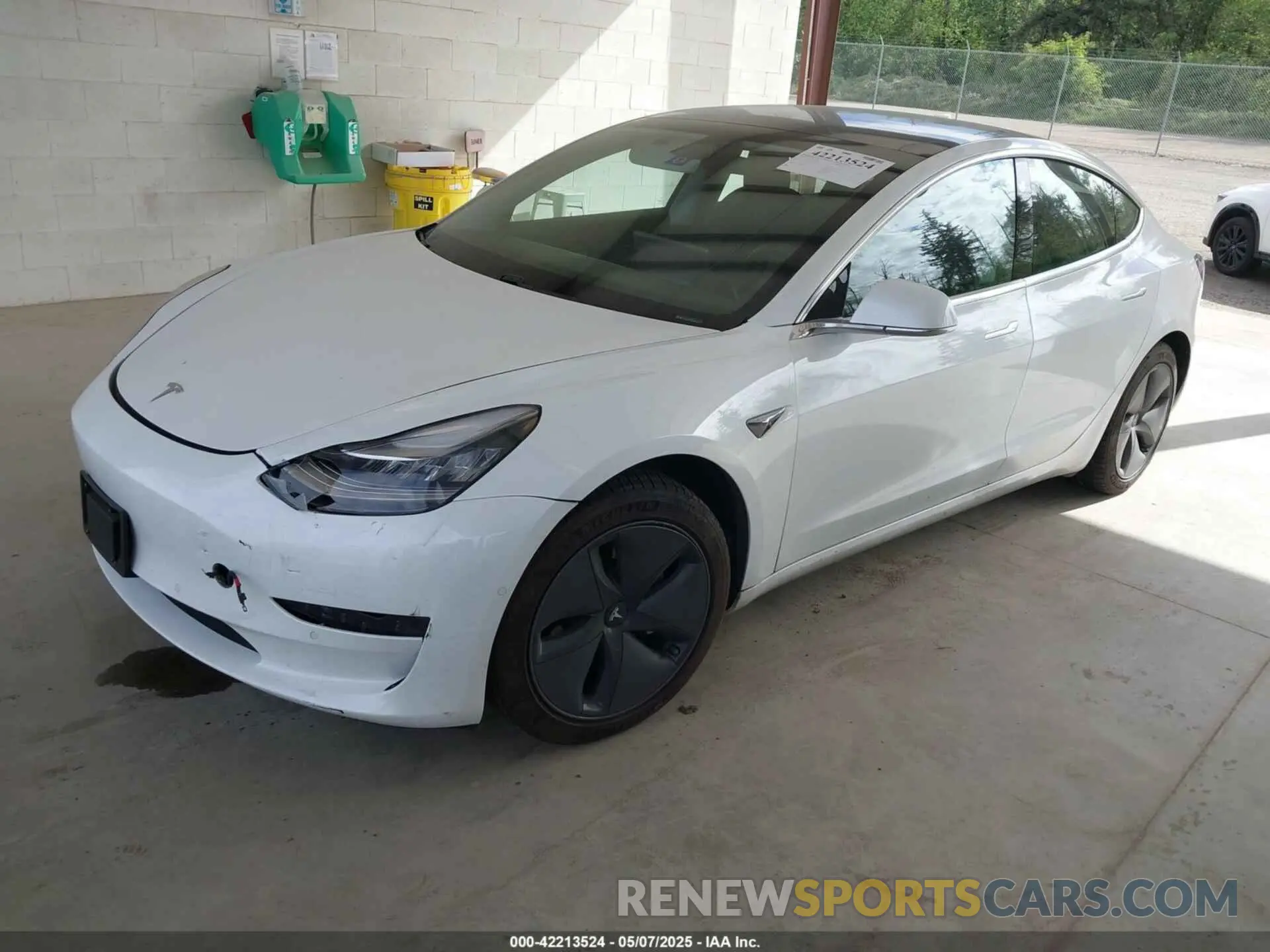 2 Photograph of a damaged car 5YJ3E1EB1LF636768 TESLA MODEL 3 2020