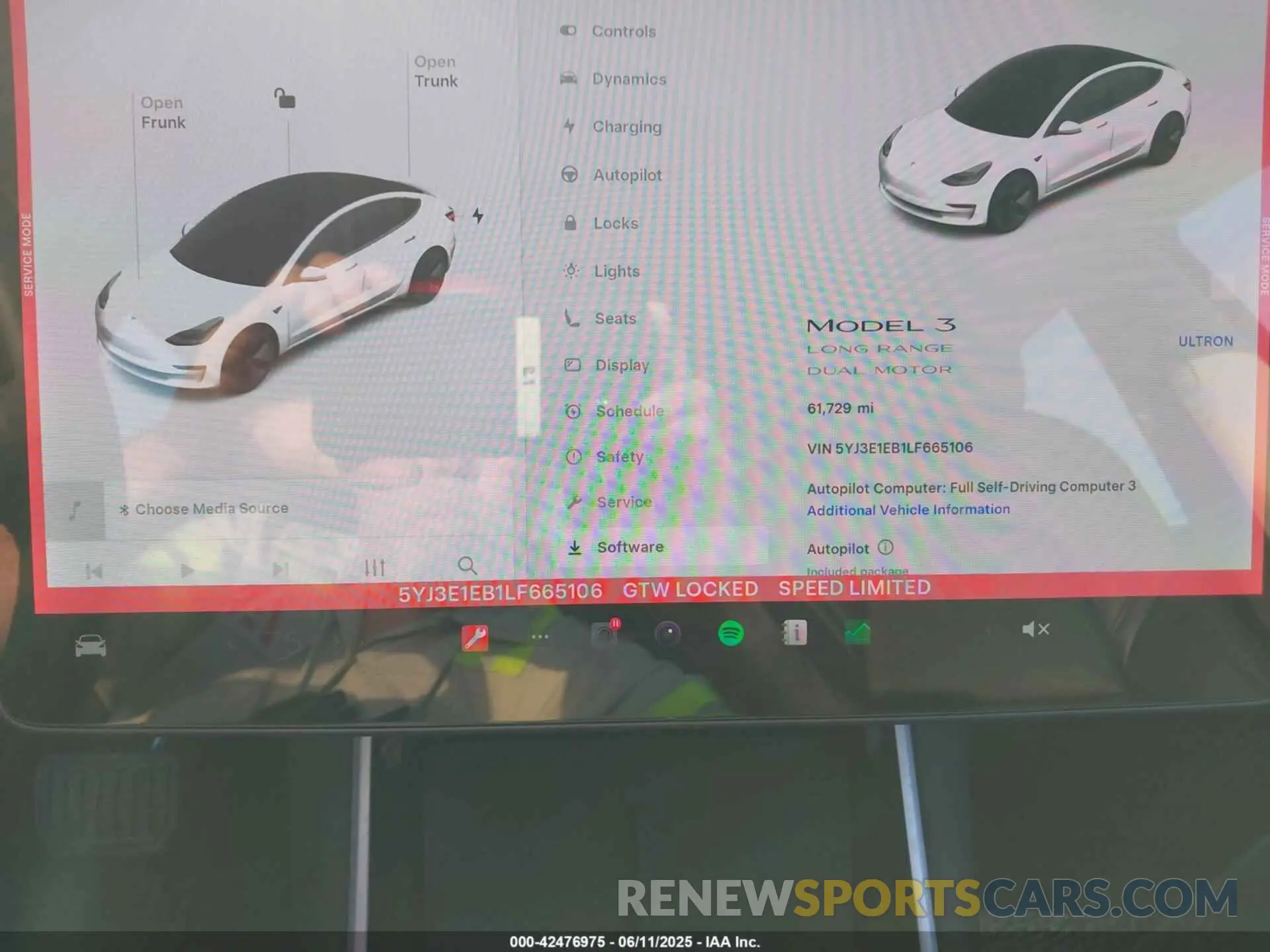 18 Photograph of a damaged car 5YJ3E1EB1LF665106 TESLA MODEL 3 2020