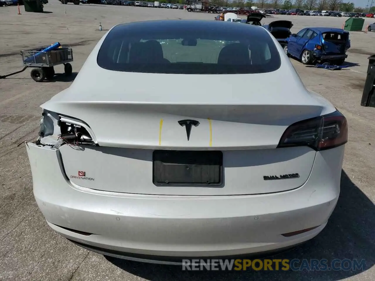 6 Photograph of a damaged car 5YJ3E1EB1LF665543 TESLA MODEL 3 2020