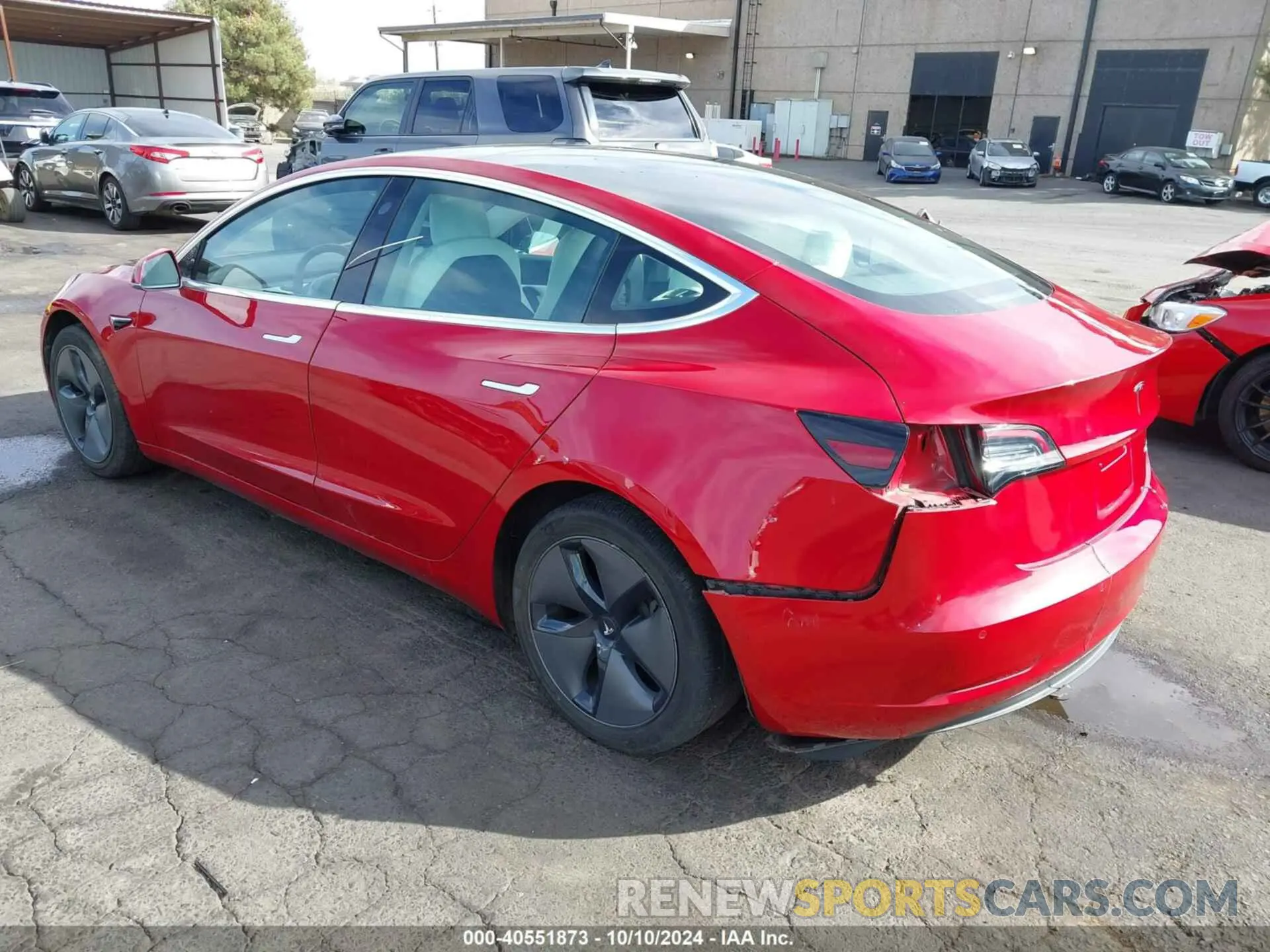 3 Photograph of a damaged car 5YJ3E1EB1LF668197 TESLA MODEL 3 2020