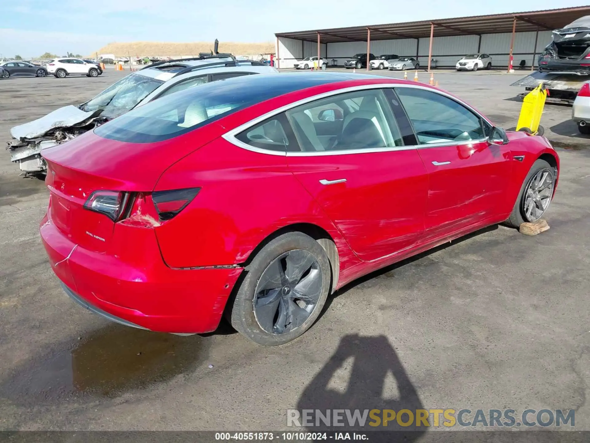 4 Photograph of a damaged car 5YJ3E1EB1LF668197 TESLA MODEL 3 2020