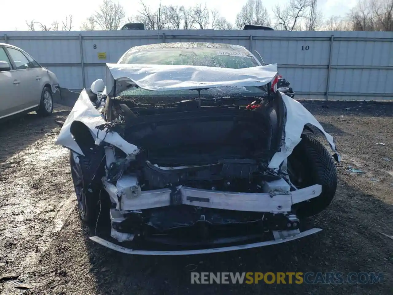 9 Photograph of a damaged car 5YJ3E1EB1LF735364 TESLA MODEL 3 2020