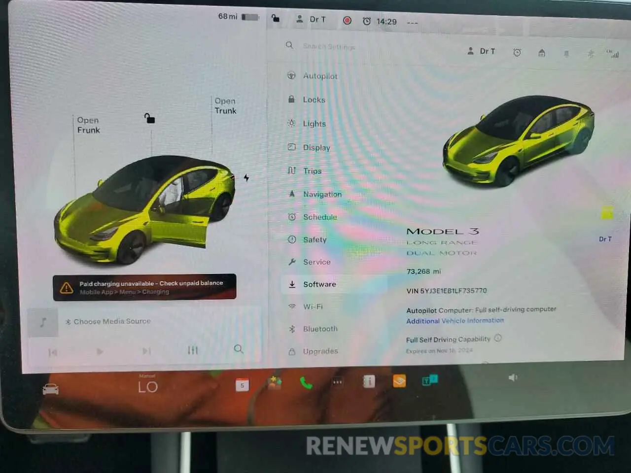 9 Photograph of a damaged car 5YJ3E1EB1LF735770 TESLA MODEL 3 2020