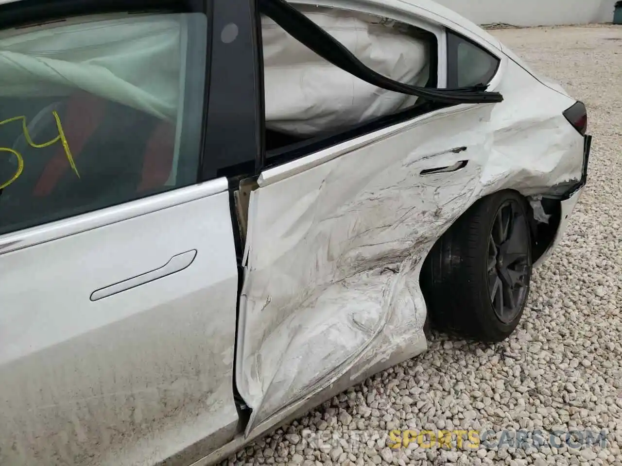 9 Photograph of a damaged car 5YJ3E1EB1LF741584 TESLA MODEL 3 2020