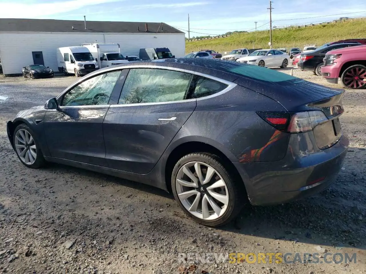 2 Photograph of a damaged car 5YJ3E1EB1LF790929 TESLA MODEL 3 2020