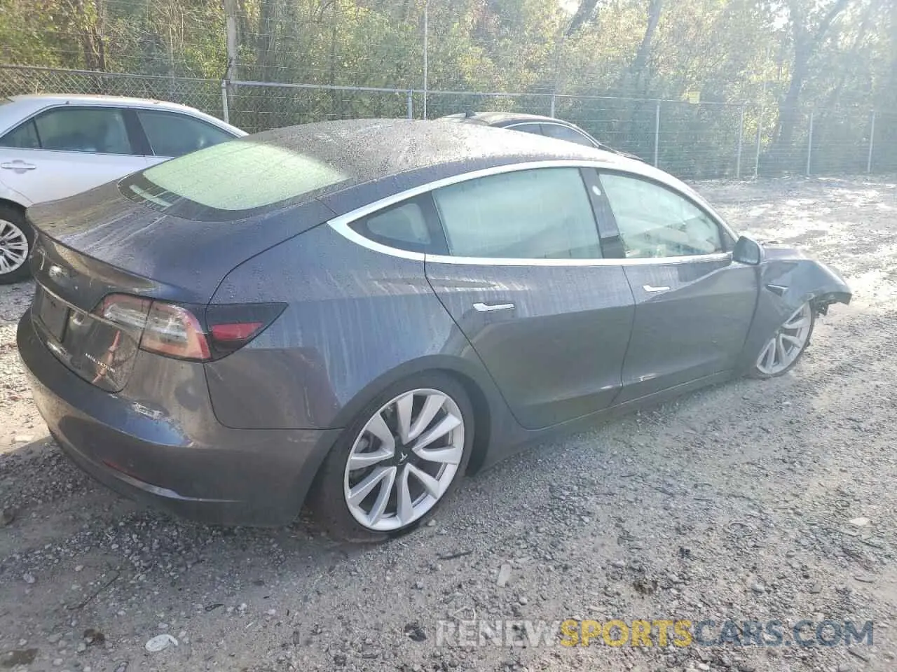 3 Photograph of a damaged car 5YJ3E1EB1LF790929 TESLA MODEL 3 2020