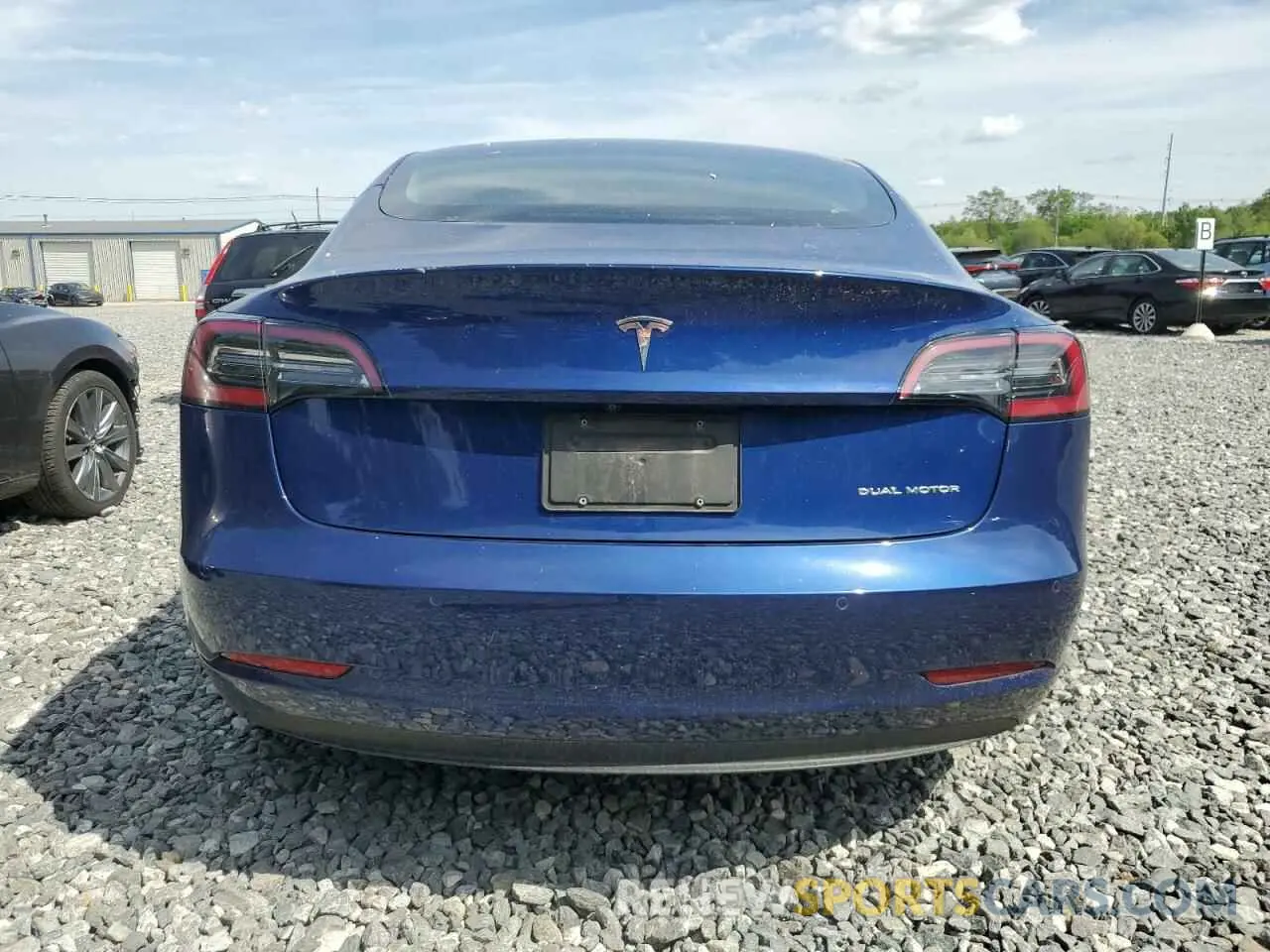 6 Photograph of a damaged car 5YJ3E1EB2LF617579 TESLA MODEL 3 2020