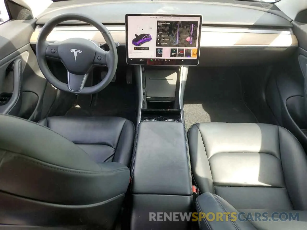 8 Photograph of a damaged car 5YJ3E1EB2LF617579 TESLA MODEL 3 2020