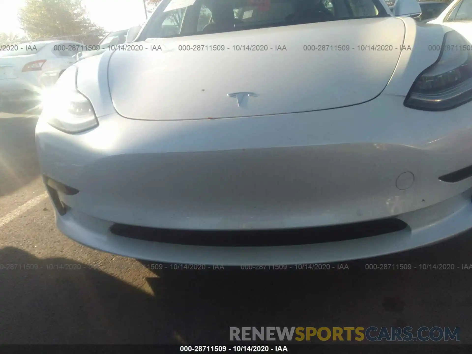 6 Photograph of a damaged car 5YJ3E1EB2LF617985 TESLA MODEL 3 2020