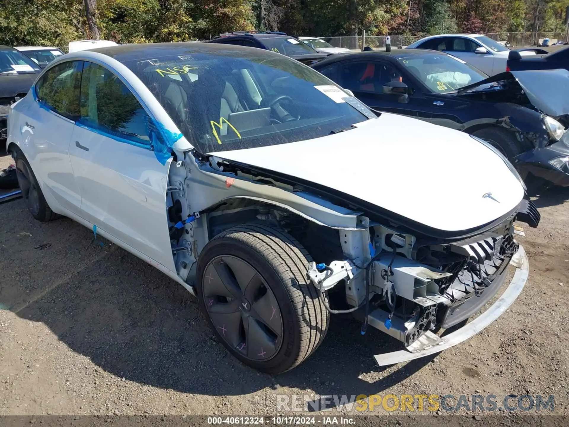 6 Photograph of a damaged car 5YJ3E1EB2LF618201 TESLA MODEL 3 2020