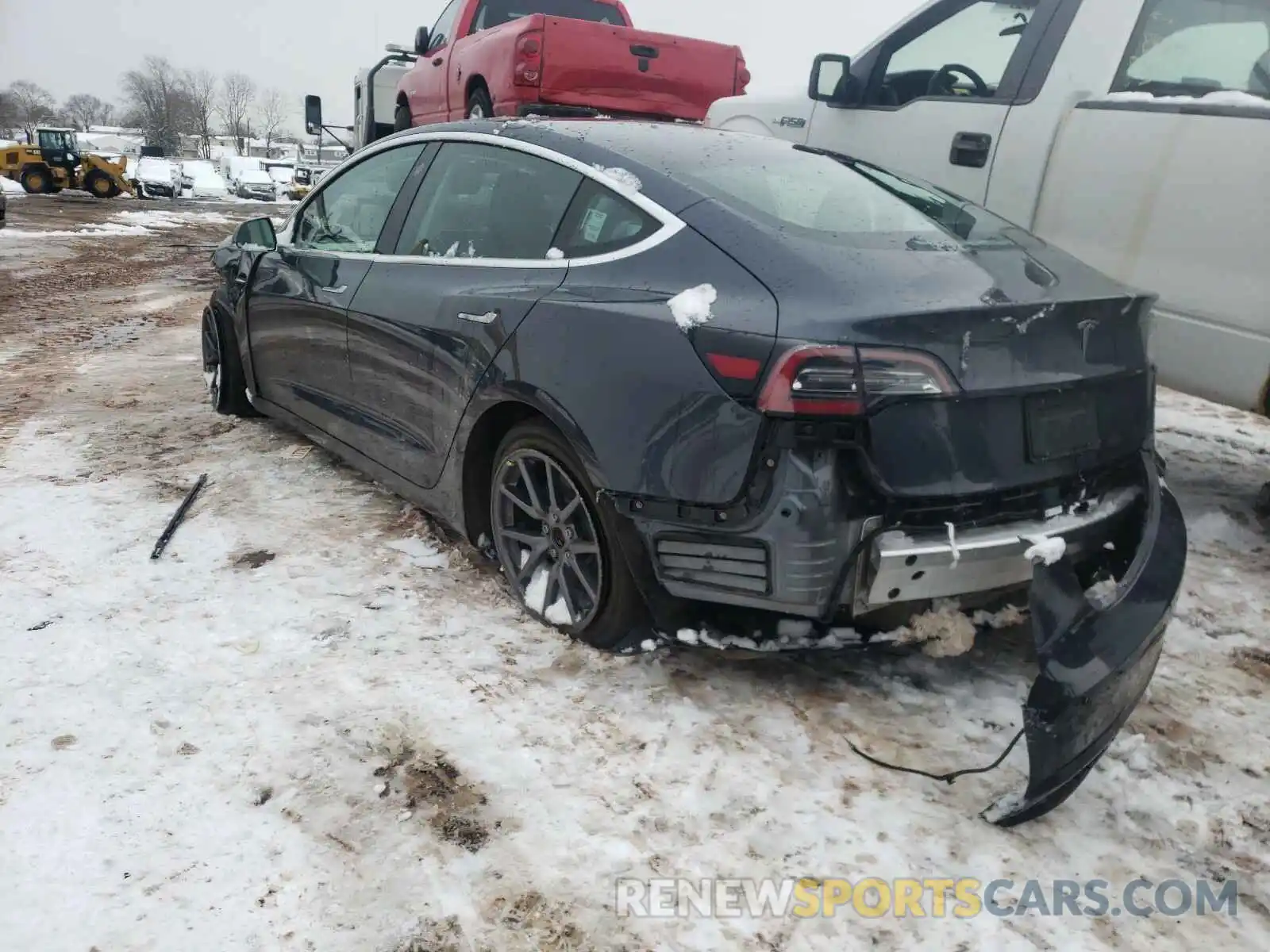 3 Photograph of a damaged car 5YJ3E1EB2LF635287 TESLA MODEL 3 2020