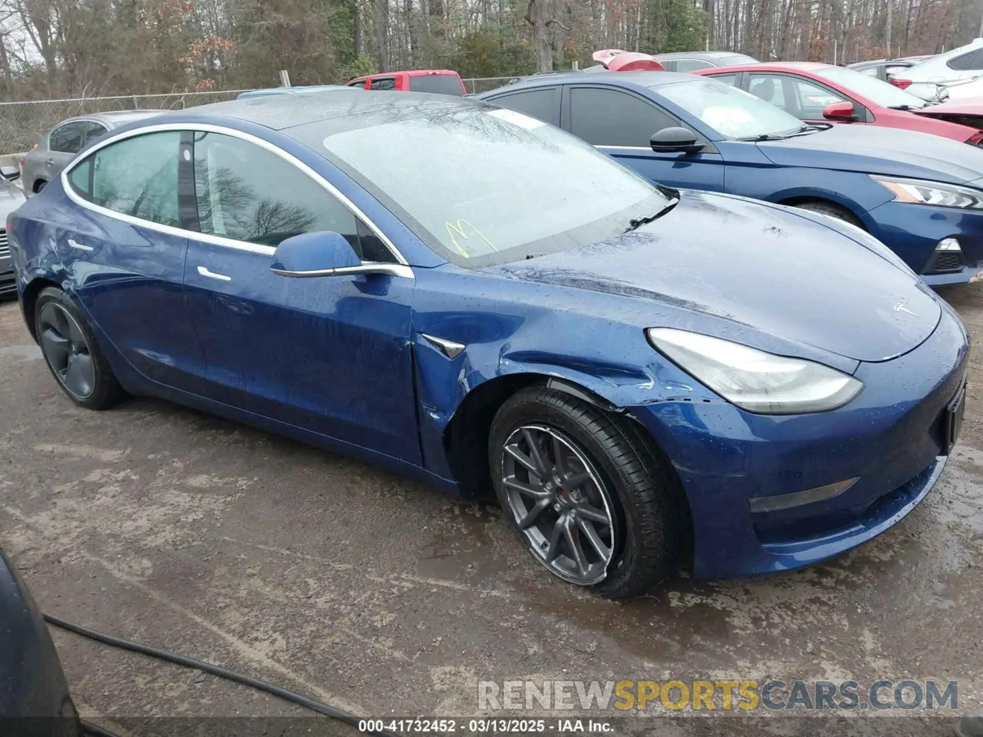 1 Photograph of a damaged car 5YJ3E1EB2LF636407 TESLA MODEL 3 2020