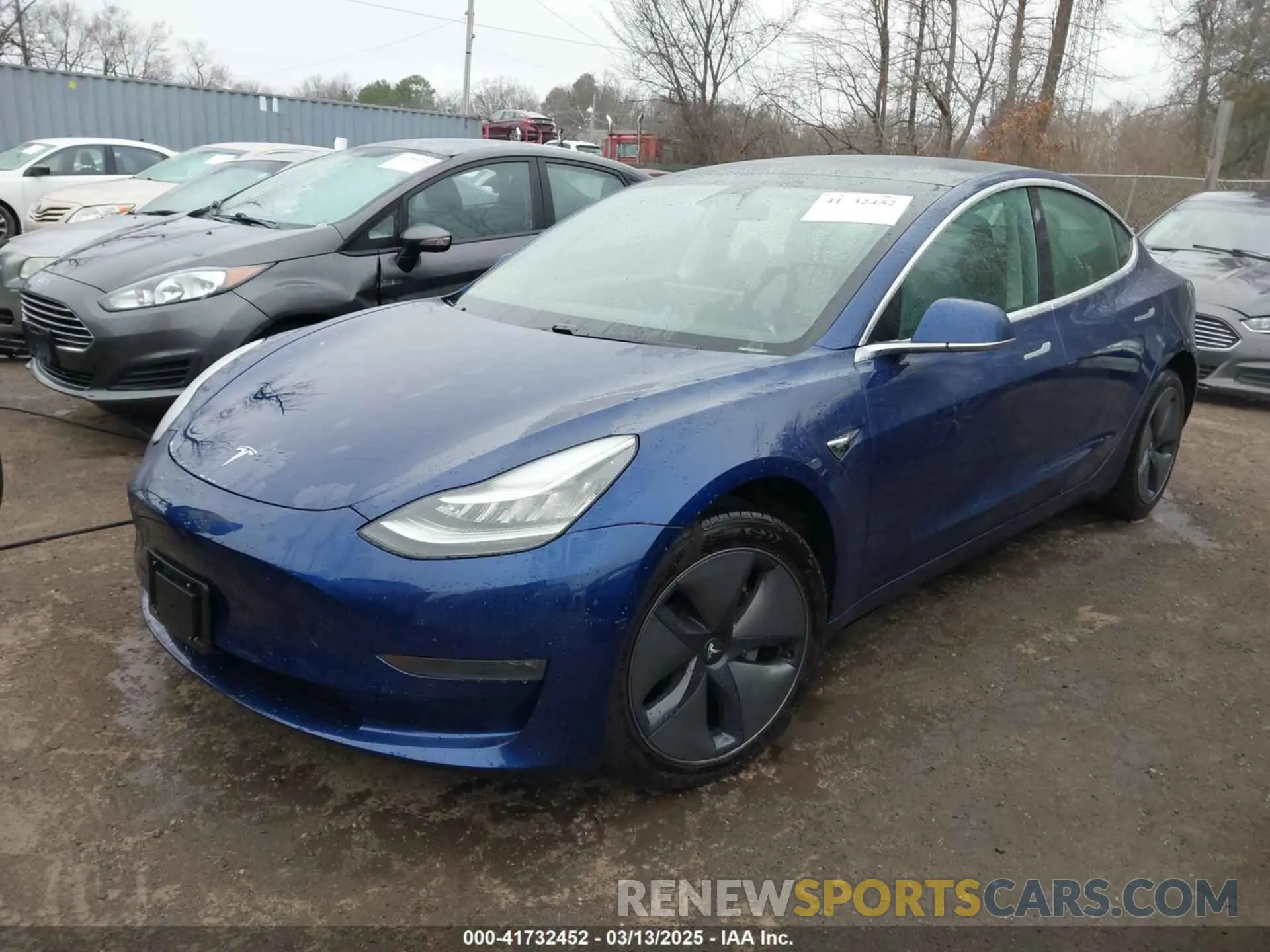 2 Photograph of a damaged car 5YJ3E1EB2LF636407 TESLA MODEL 3 2020