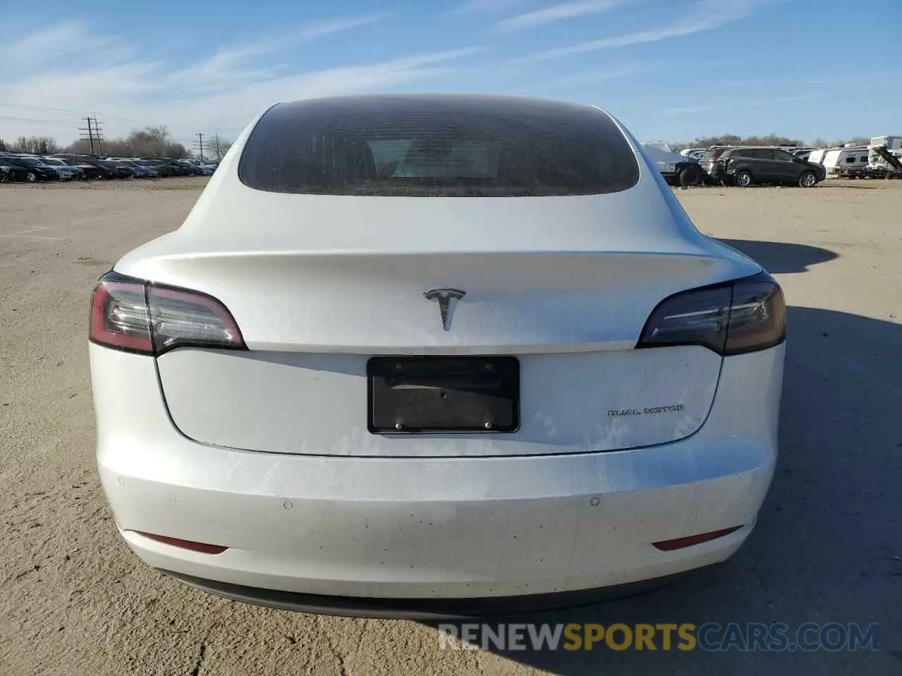 6 Photograph of a damaged car 5YJ3E1EB2LF636567 TESLA MODEL 3 2020