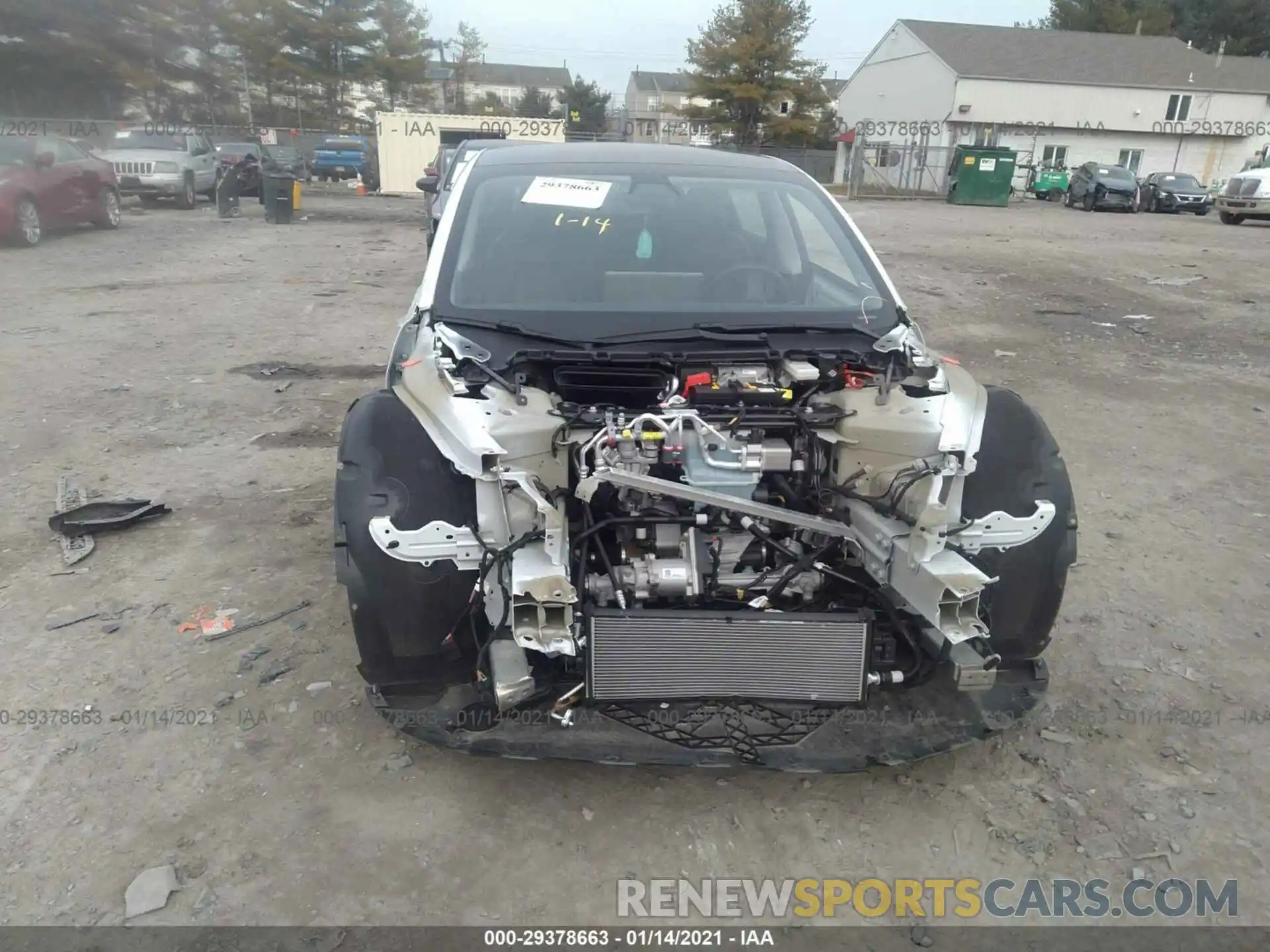 6 Photograph of a damaged car 5YJ3E1EB2LF637797 TESLA MODEL 3 2020