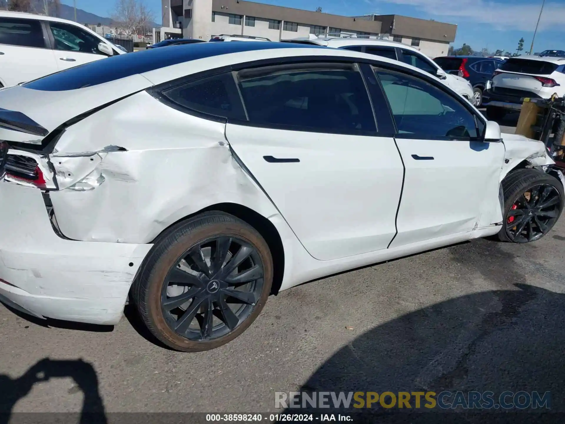 11 Photograph of a damaged car 5YJ3E1EB2LF640456 TESLA MODEL 3 2020