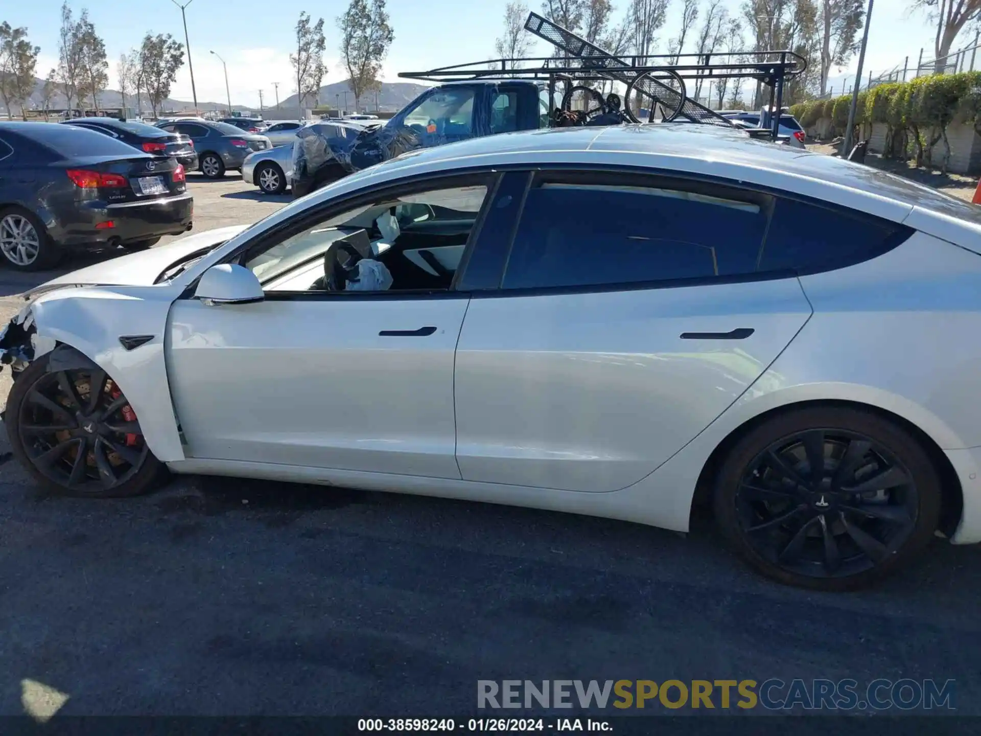 14 Photograph of a damaged car 5YJ3E1EB2LF640456 TESLA MODEL 3 2020