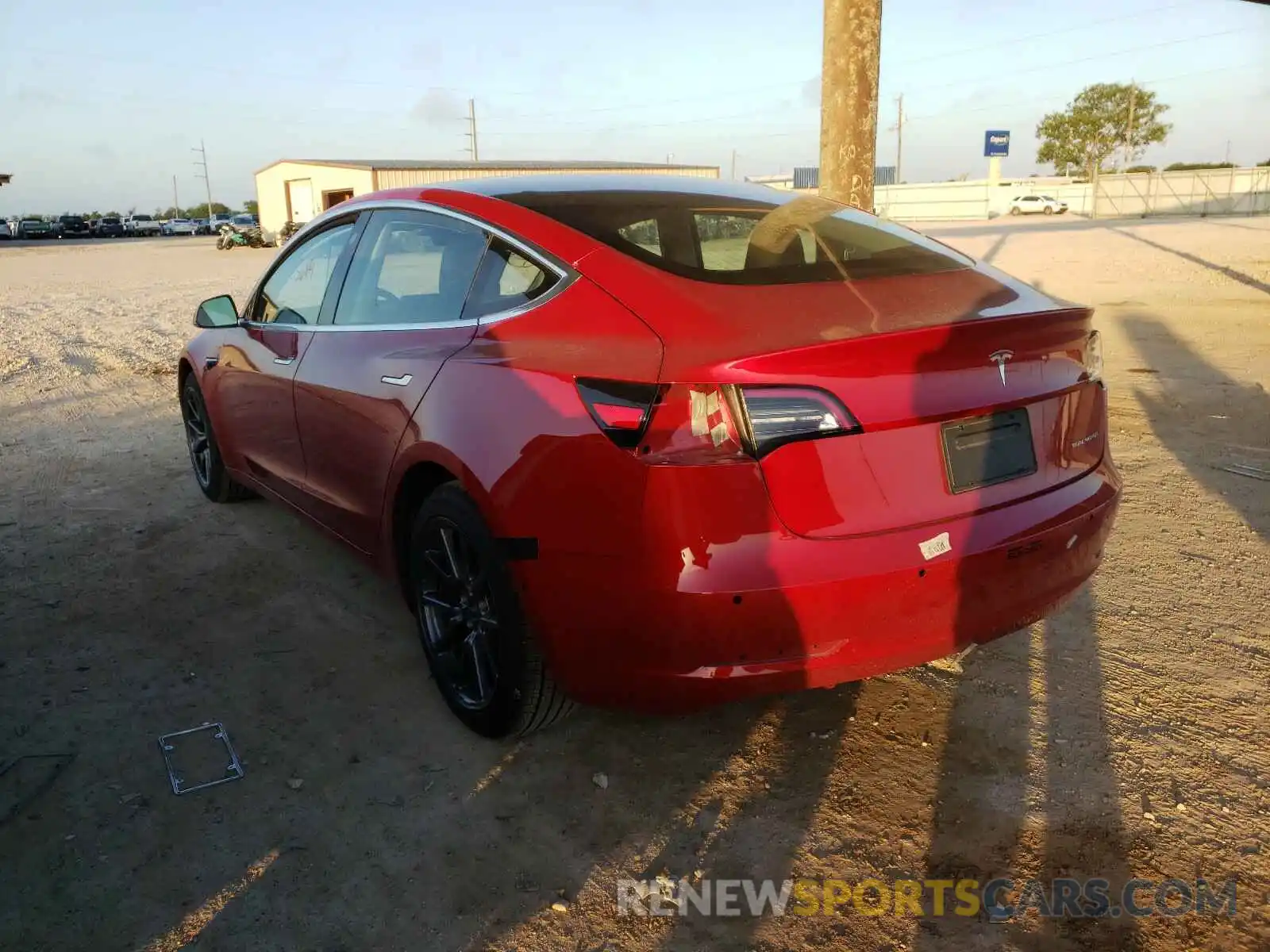 3 Photograph of a damaged car 5YJ3E1EB2LF664157 TESLA MODEL 3 2020