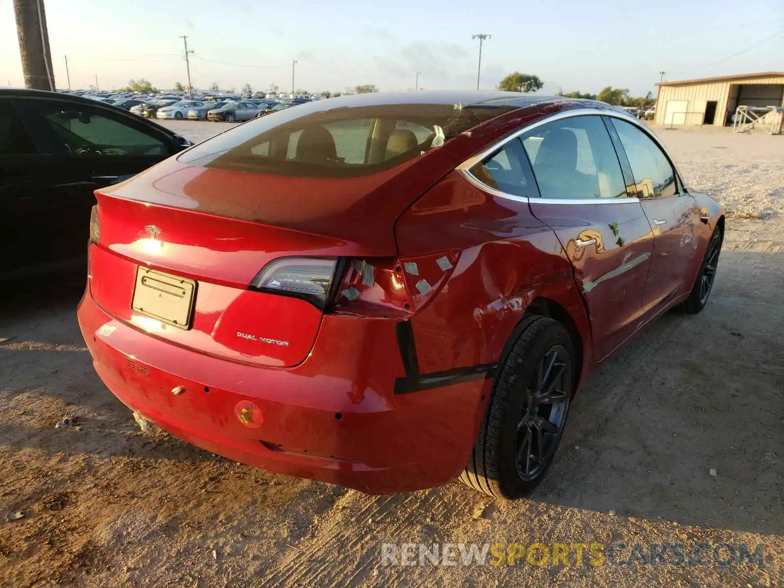 4 Photograph of a damaged car 5YJ3E1EB2LF664157 TESLA MODEL 3 2020