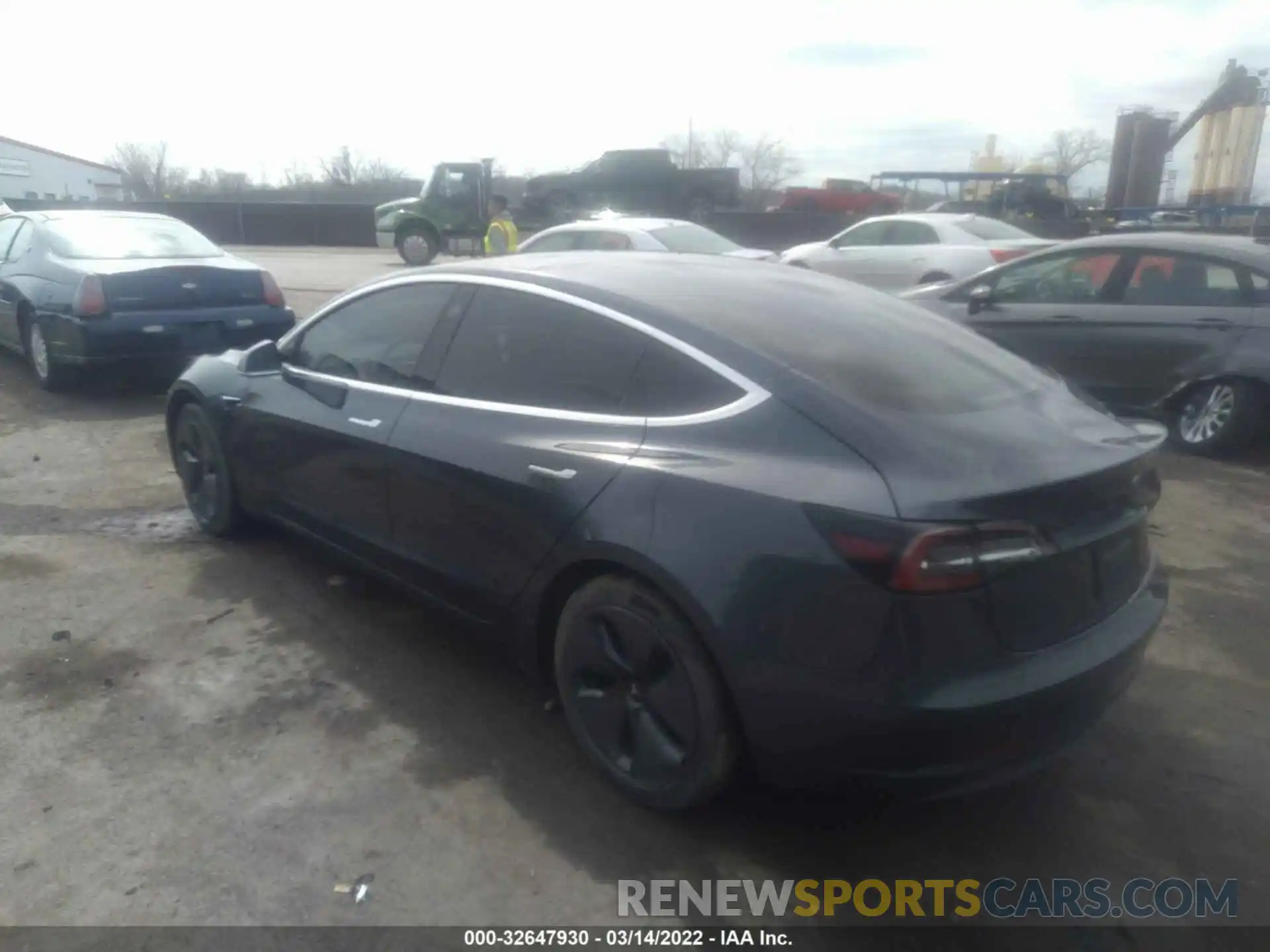 3 Photograph of a damaged car 5YJ3E1EB2LF734899 TESLA MODEL 3 2020