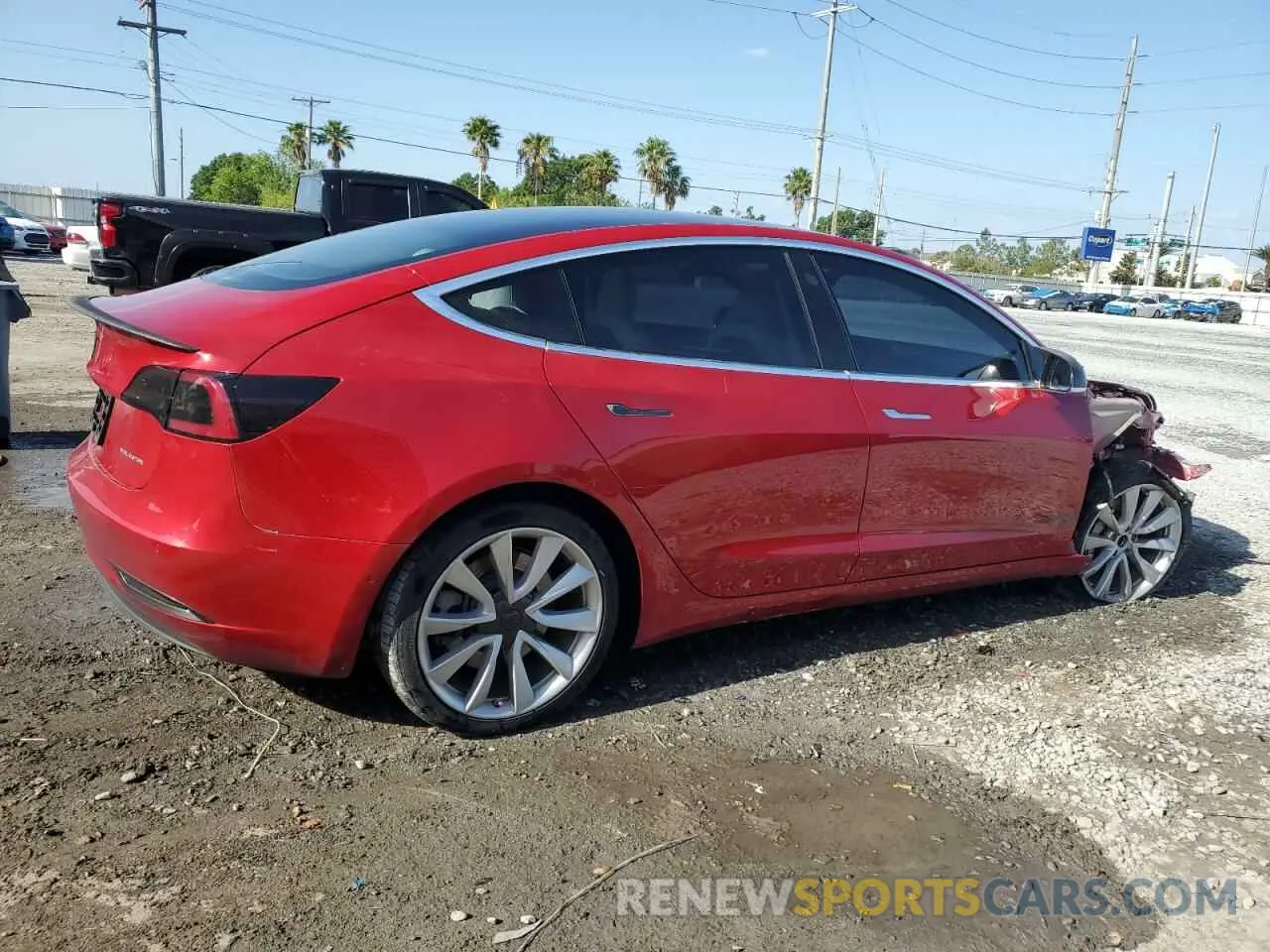 3 Photograph of a damaged car 5YJ3E1EB2LF735969 TESLA MODEL 3 2020