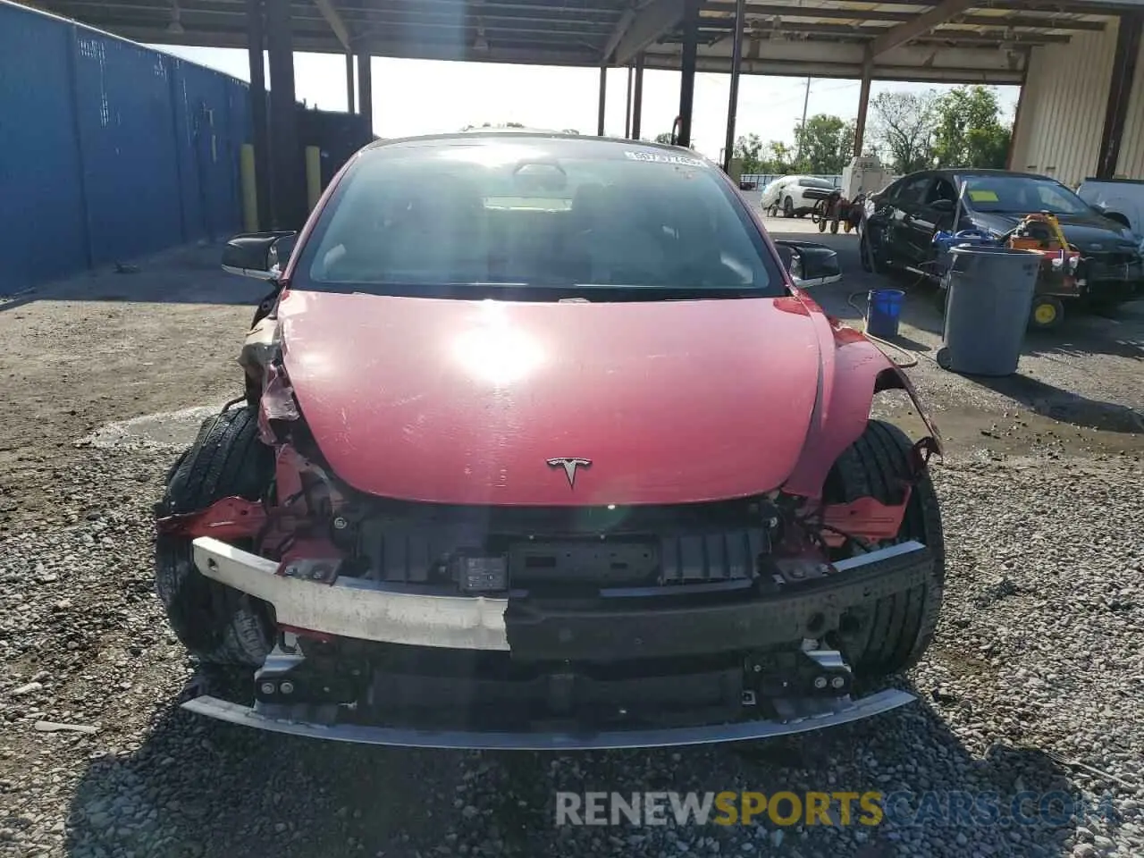 5 Photograph of a damaged car 5YJ3E1EB2LF735969 TESLA MODEL 3 2020