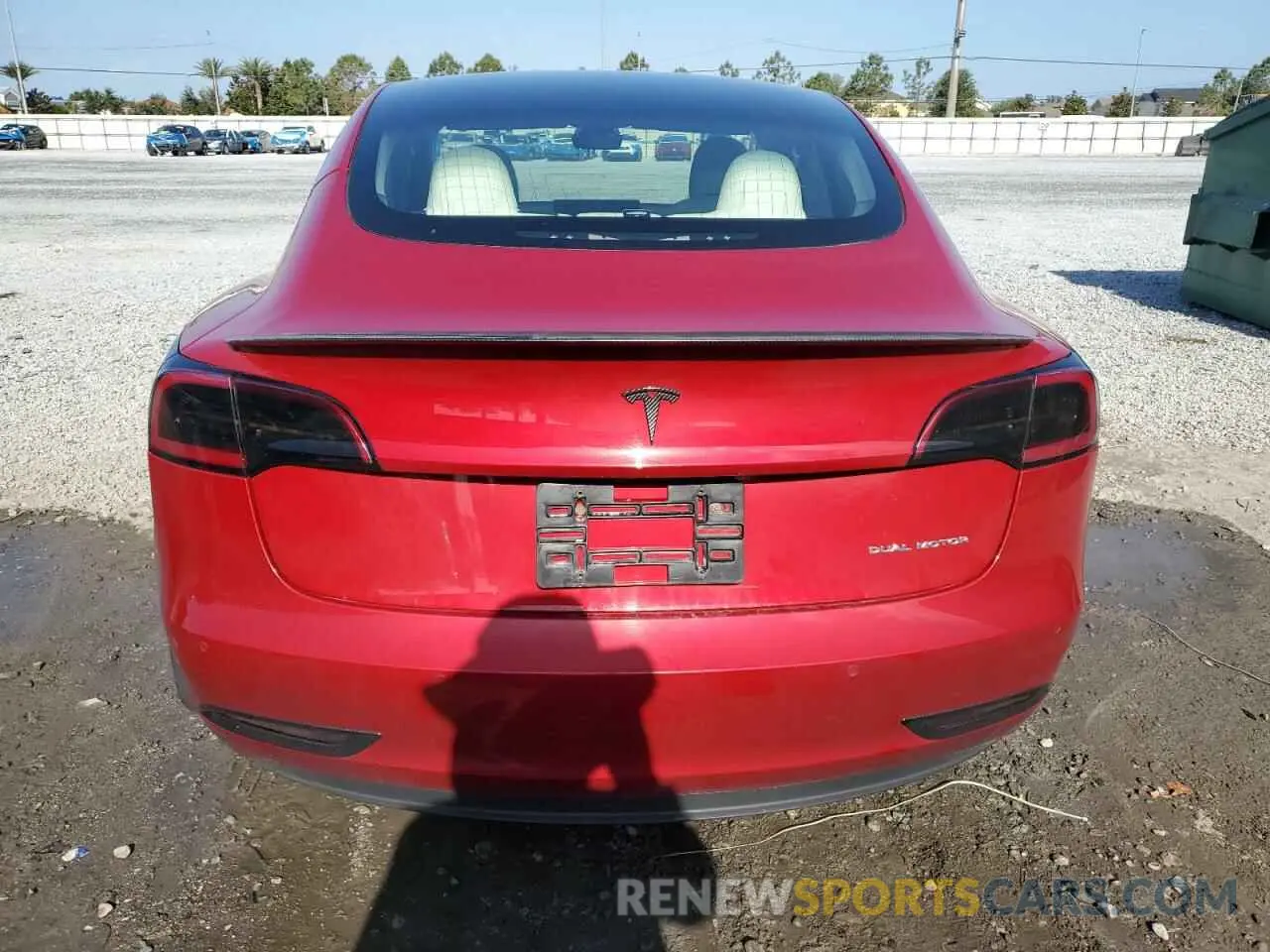 6 Photograph of a damaged car 5YJ3E1EB2LF735969 TESLA MODEL 3 2020