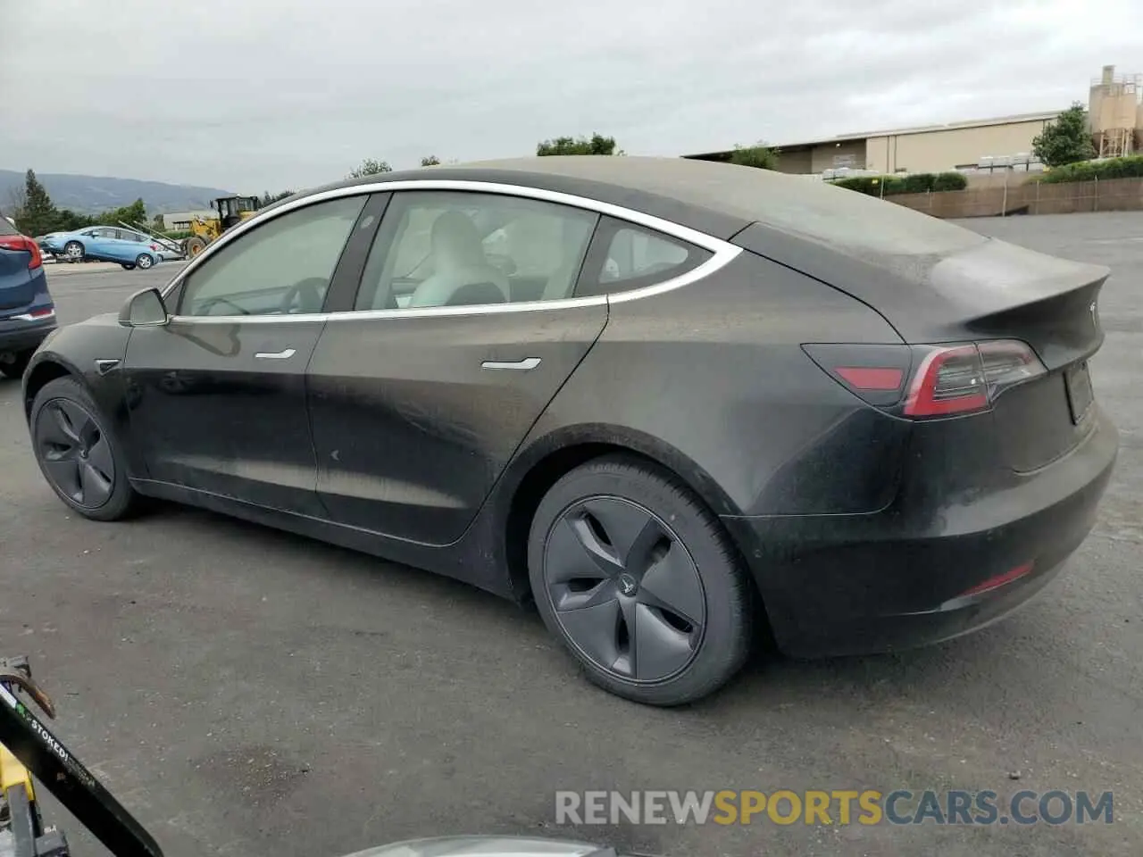 2 Photograph of a damaged car 5YJ3E1EB2LF742131 TESLA MODEL 3 2020