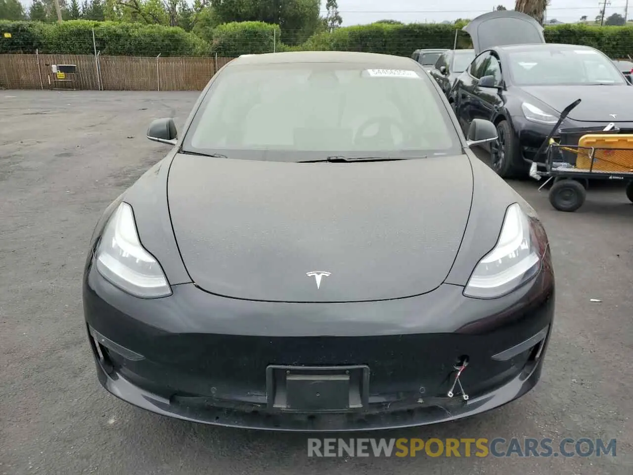 5 Photograph of a damaged car 5YJ3E1EB2LF742131 TESLA MODEL 3 2020