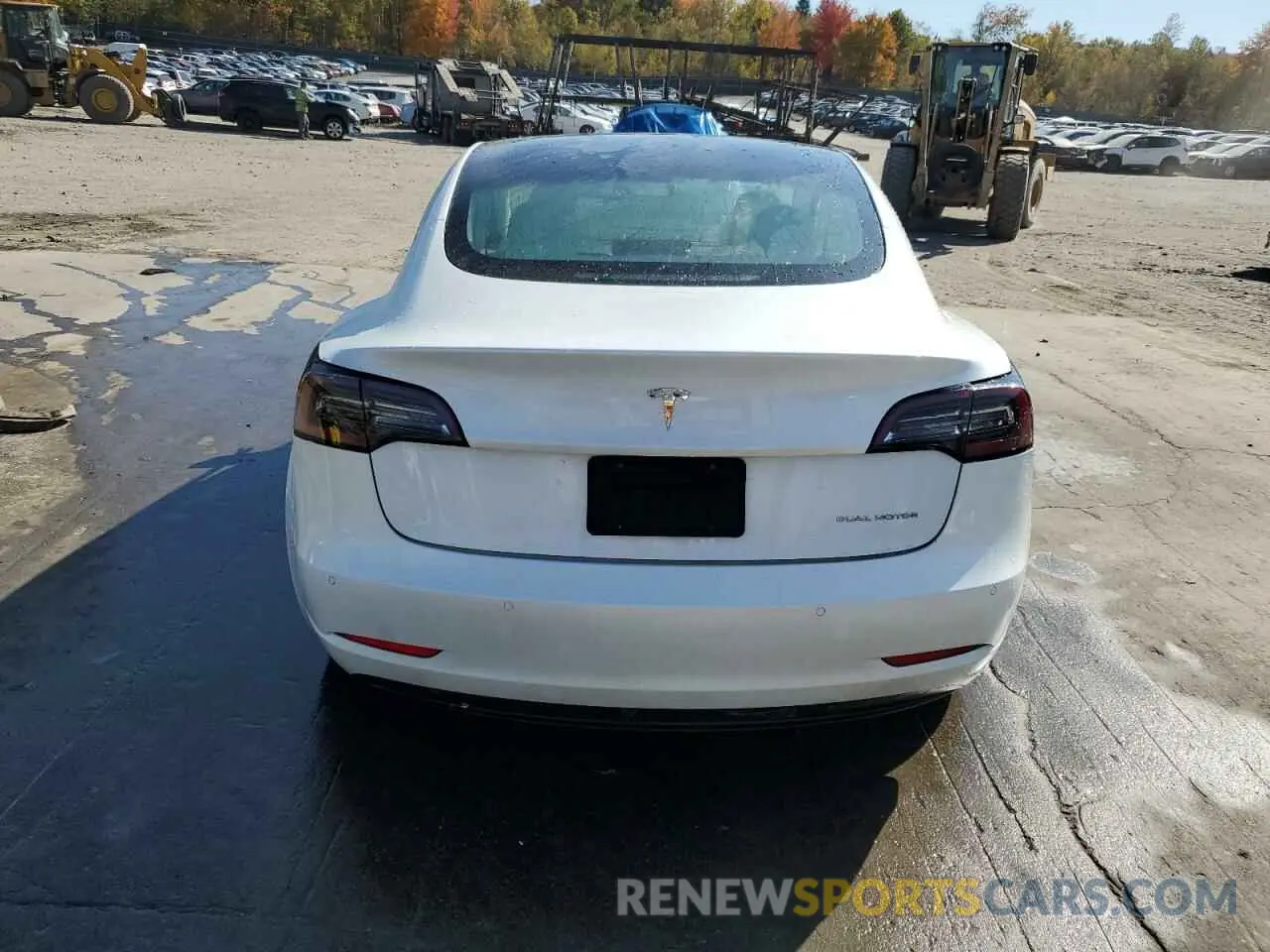 6 Photograph of a damaged car 5YJ3E1EB2LF742307 TESLA MODEL 3 2020