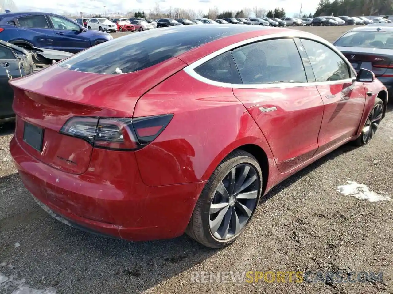 3 Photograph of a damaged car 5YJ3E1EB2LF779938 TESLA MODEL 3 2020