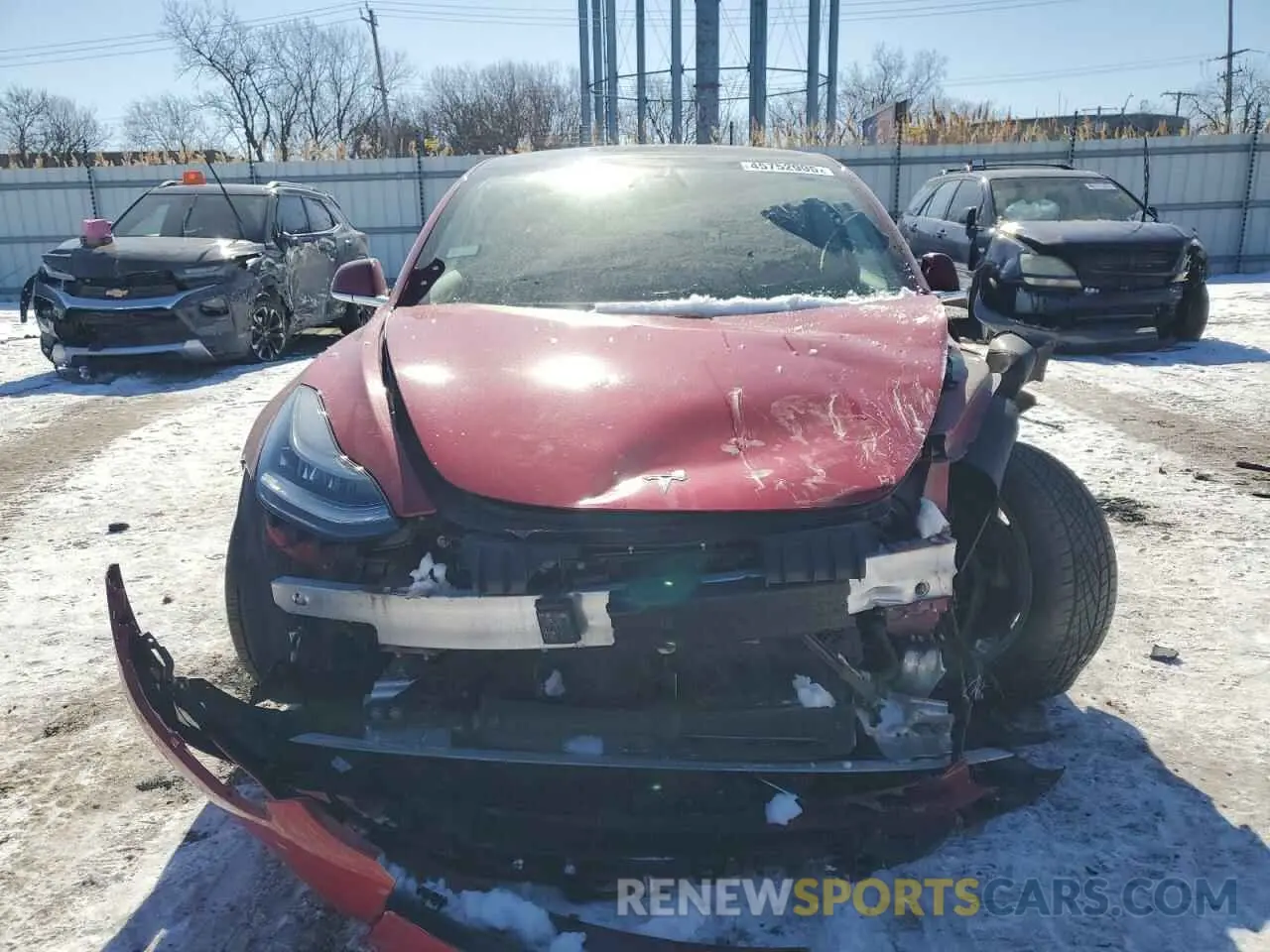 5 Photograph of a damaged car 5YJ3E1EB2LF783083 TESLA MODEL 3 2020