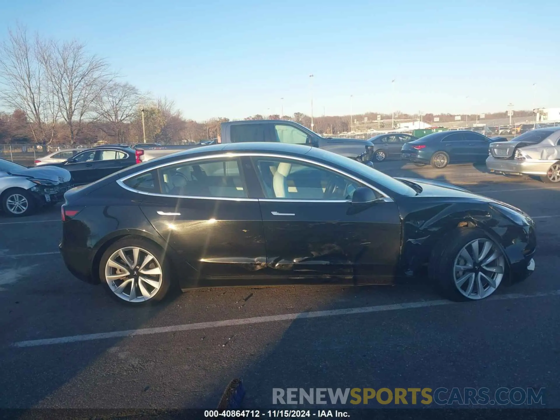 13 Photograph of a damaged car 5YJ3E1EB2LF787926 TESLA MODEL 3 2020