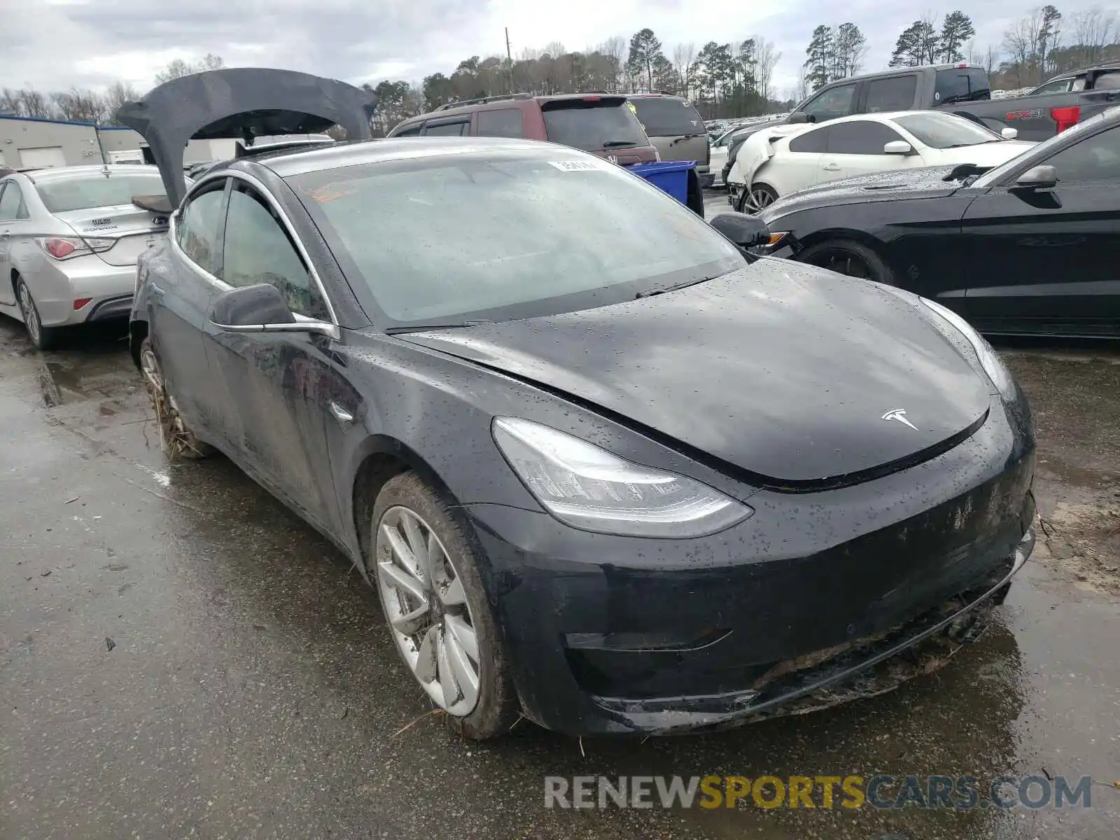 1 Photograph of a damaged car 5YJ3E1EB2LF790826 TESLA MODEL 3 2020